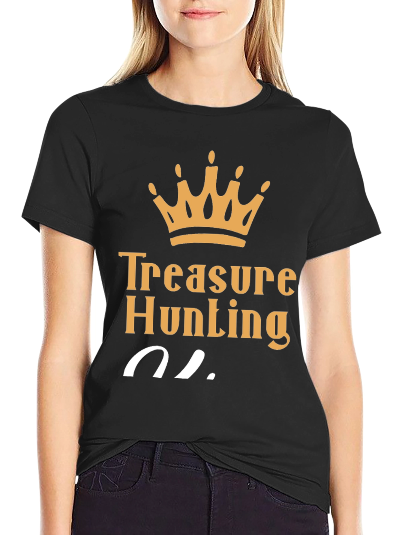 Treasure Hunting King T-Shirt - Black