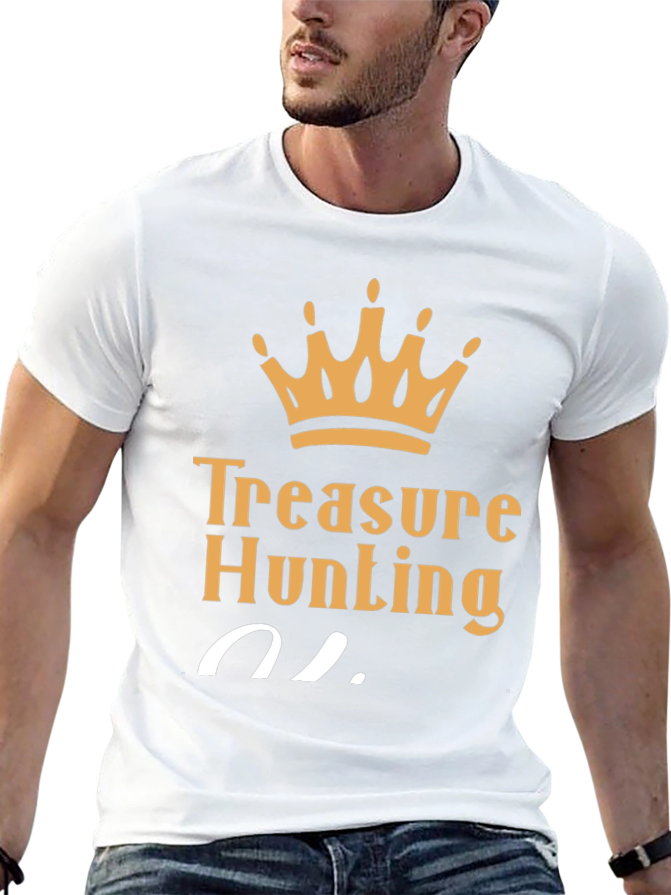 Treasure Hunting King T-Shirt - Black