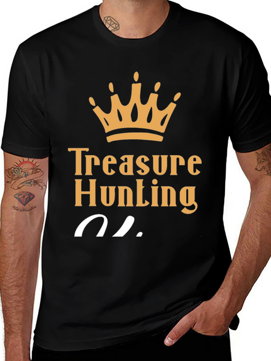 Treasure Hunting King T-Shirt - Black