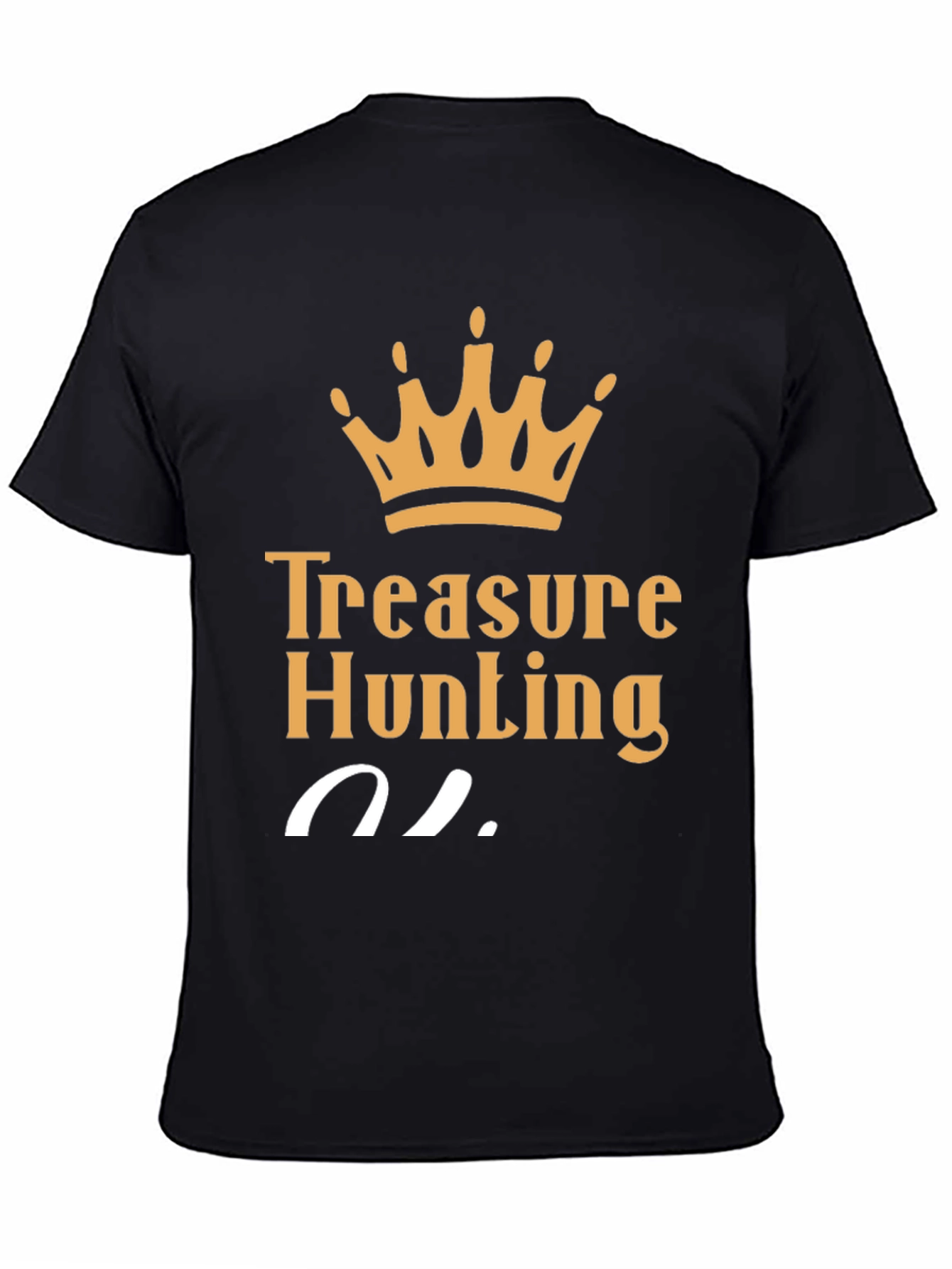 Treasure Hunting King T-Shirt - Black