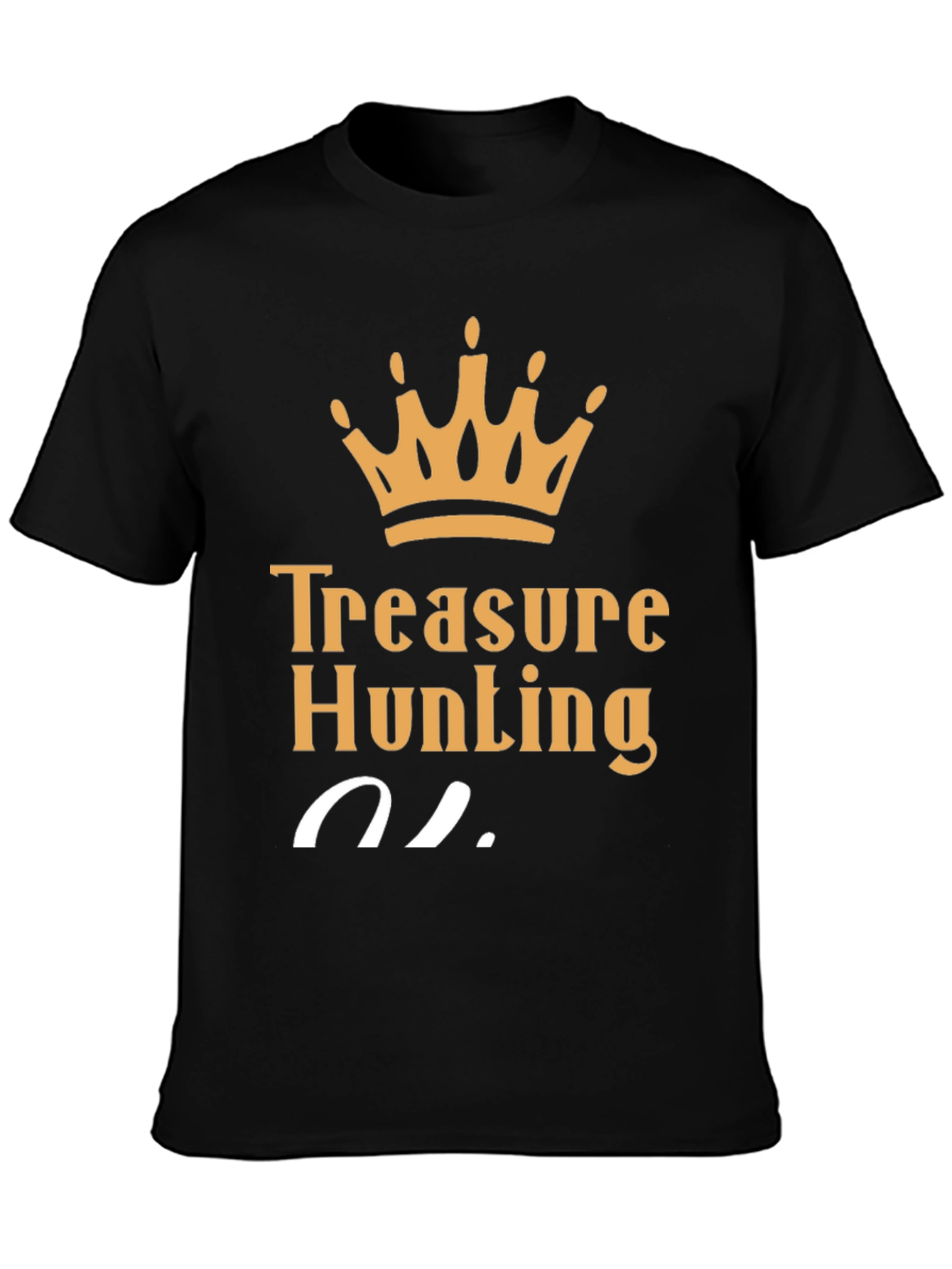 Treasure Hunting King T-Shirt - Black