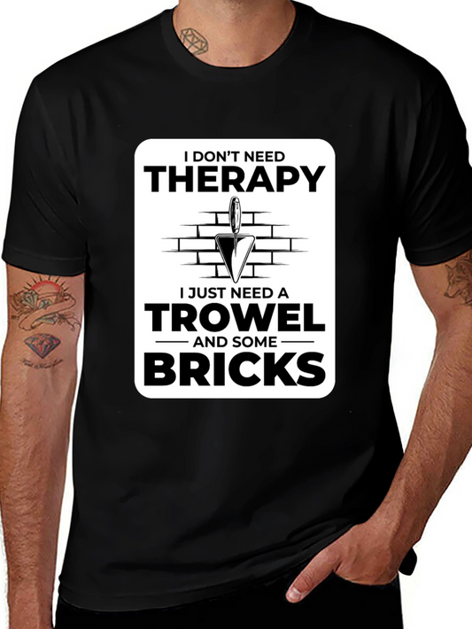 Therapy Trowel & Bricks Graphic Tee