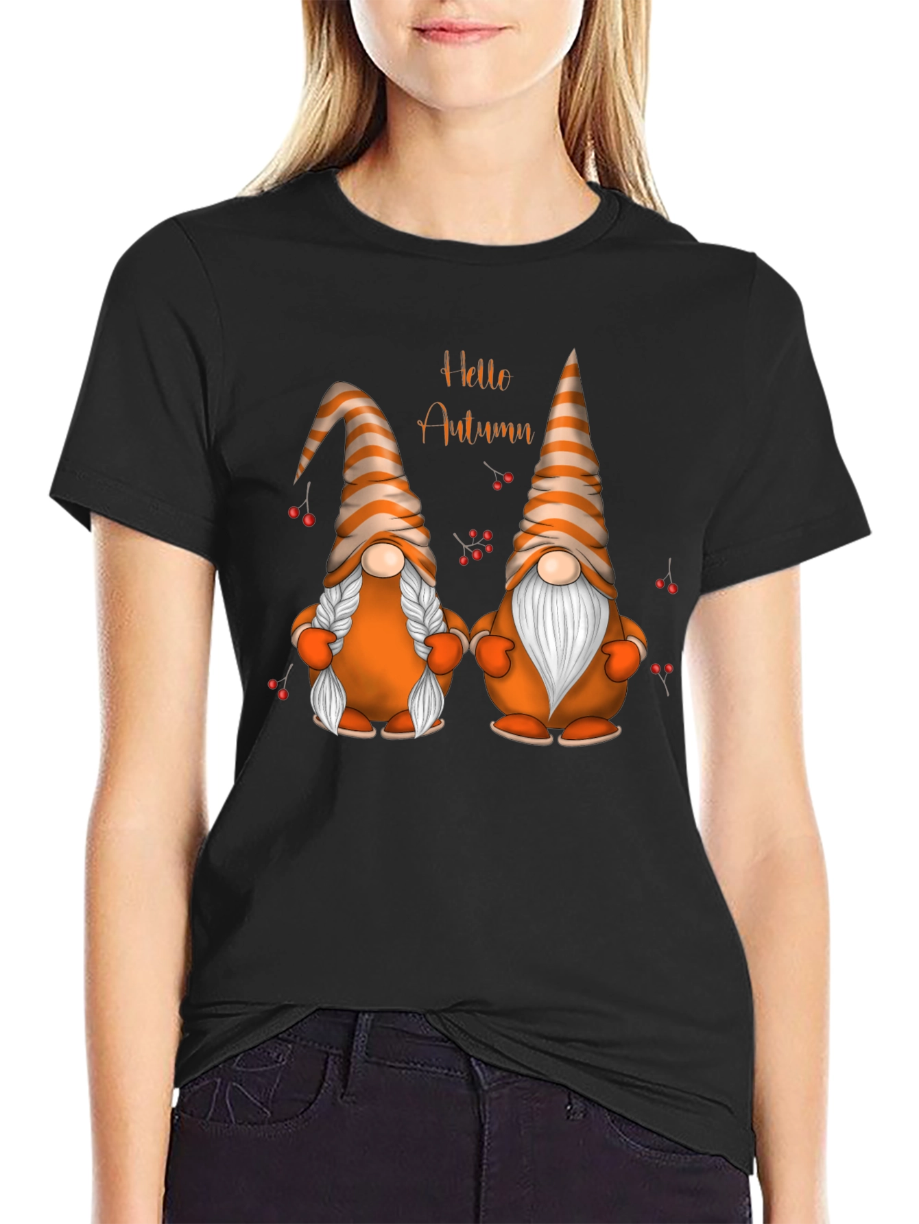 Hello Autumn Gnome T-Shirt