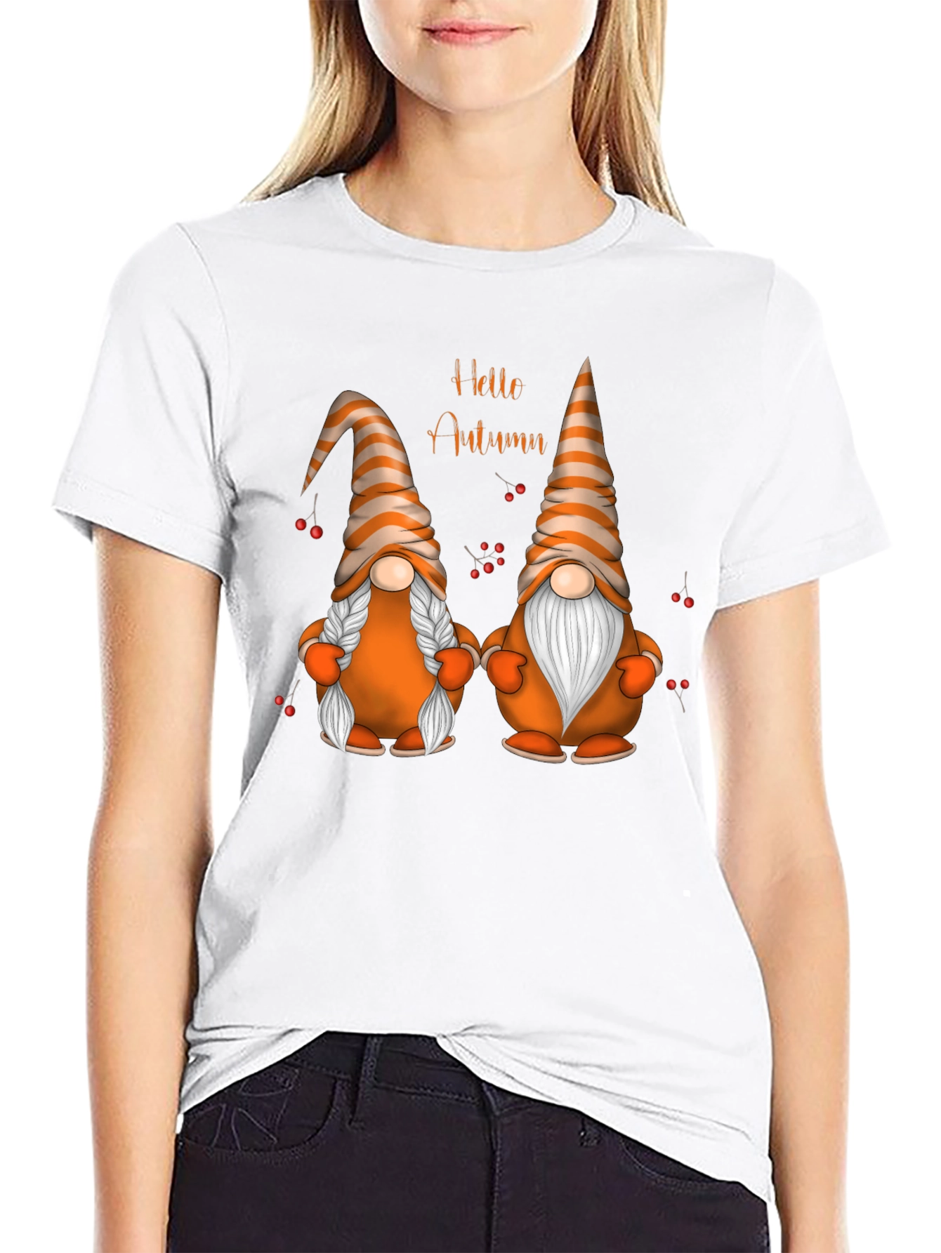 Hello Autumn Gnome T-Shirt