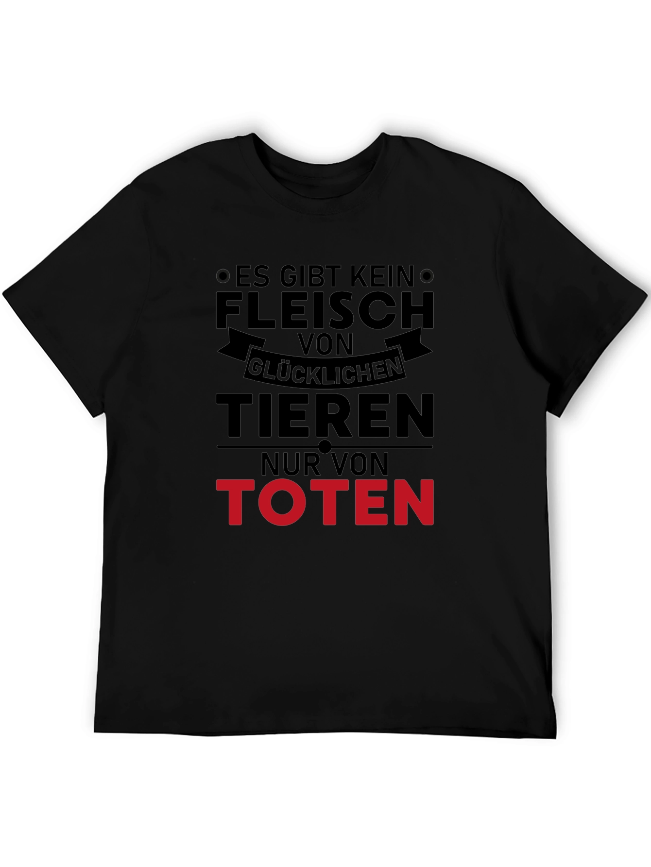 Es Gibt Kein Fleisch T-Shirt: Vegan Statement Tee