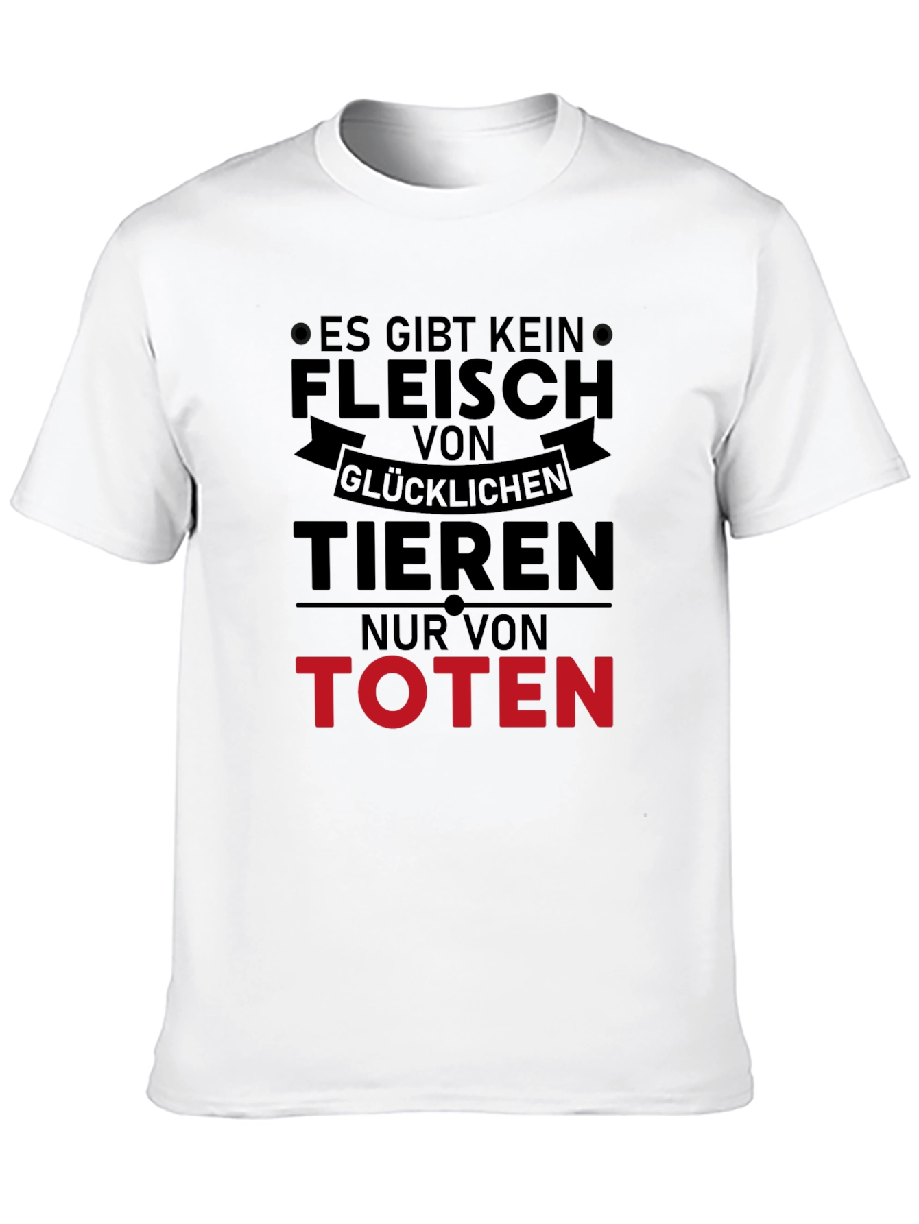 Es Gibt Kein Fleisch T-Shirt: Vegan Statement Tee