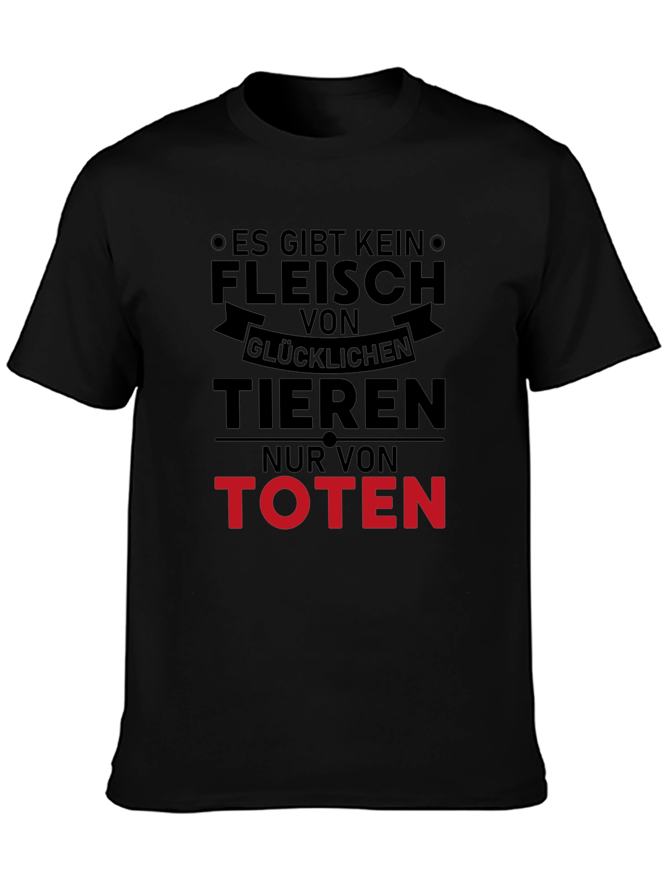 Es Gibt Kein Fleisch T-Shirt: Vegan Statement Tee