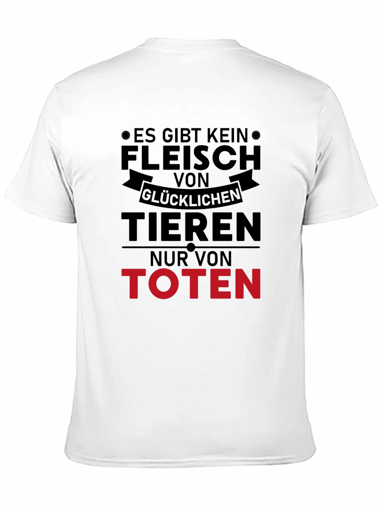 Es Gibt Kein Fleisch T-Shirt: Vegan Statement Tee