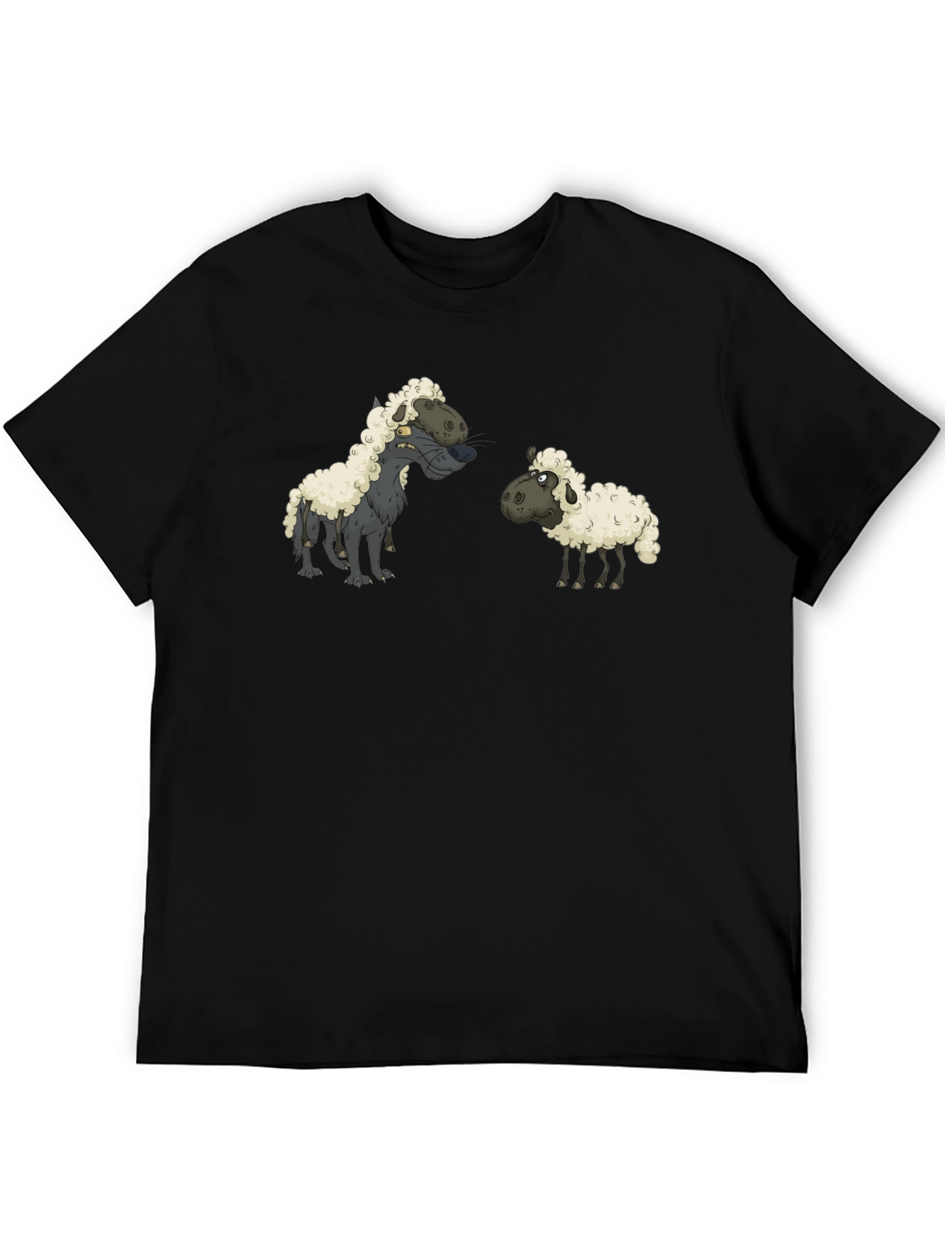 Wolf in Sheeps Clothing Black T-Shirt