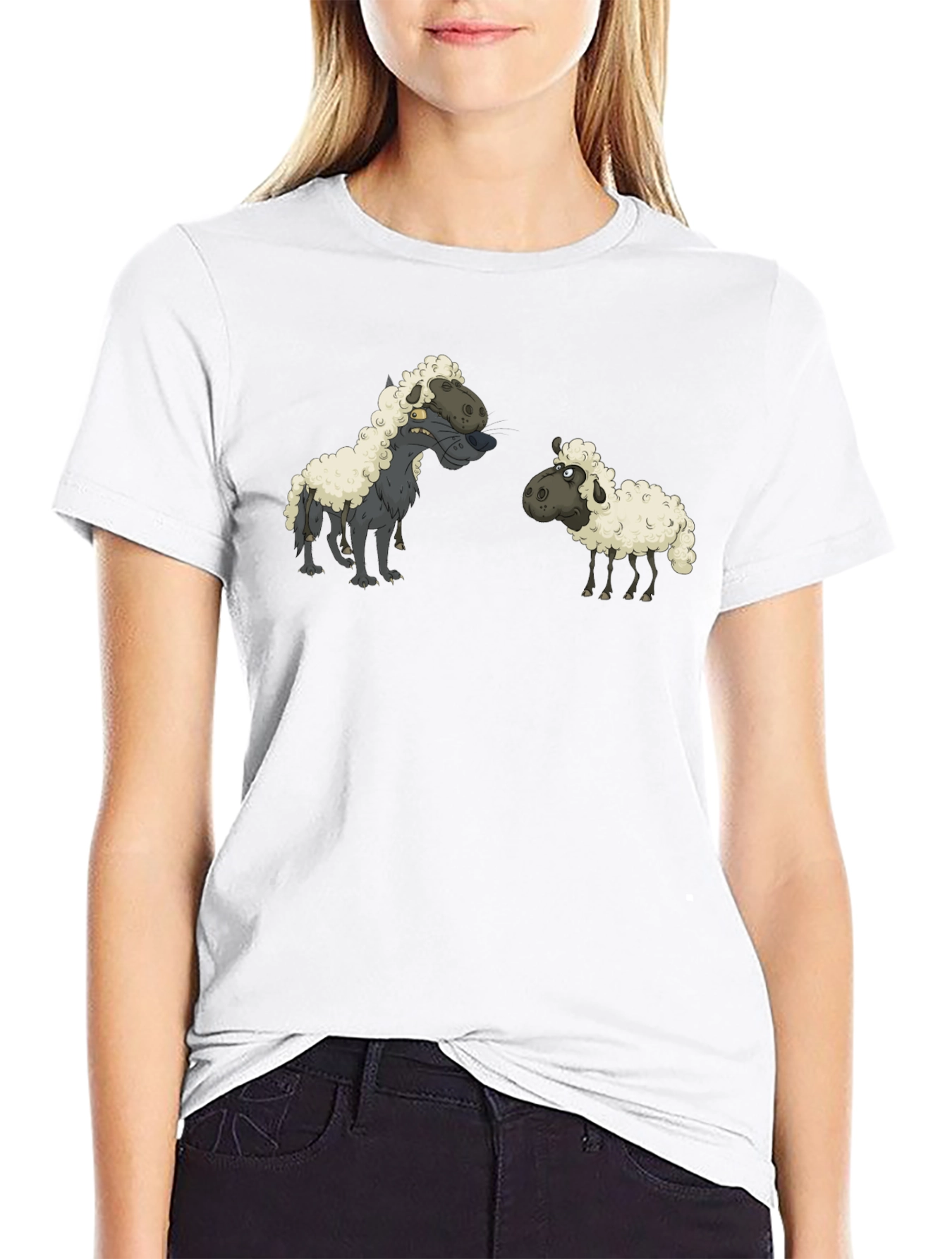 Wolf in Sheeps Clothing Black T-Shirt