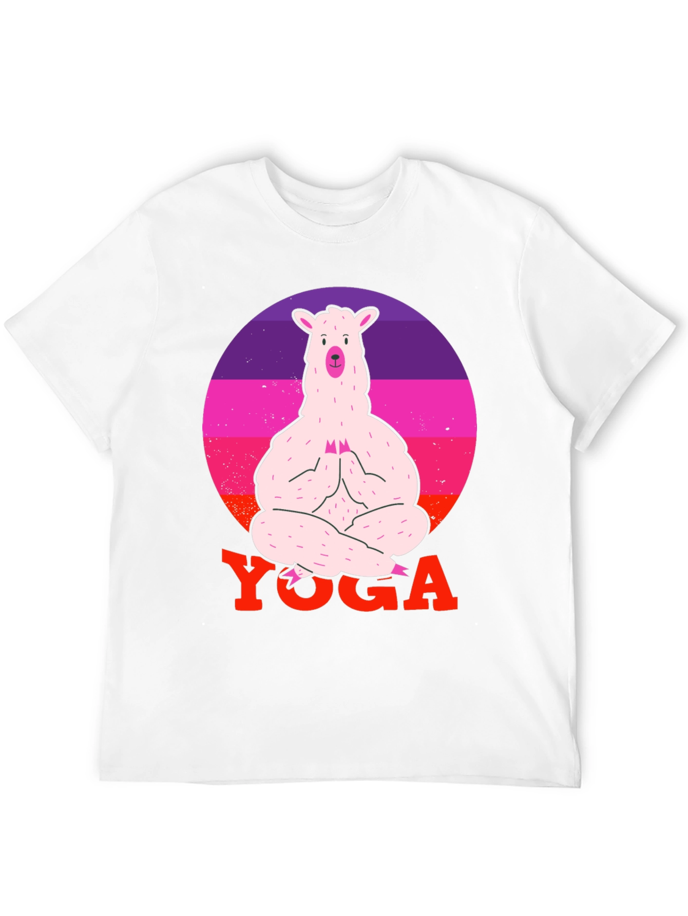 Llama Yoga T-Shirt - Meditating Alpaca Tee
