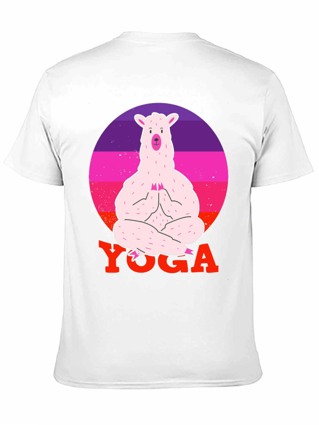 Llama Yoga T-Shirt - Meditating Alpaca Tee