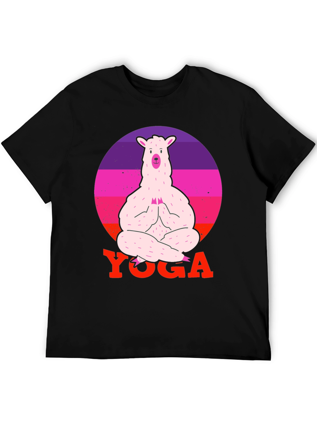 Llama Yoga T-Shirt - Meditating Alpaca Tee