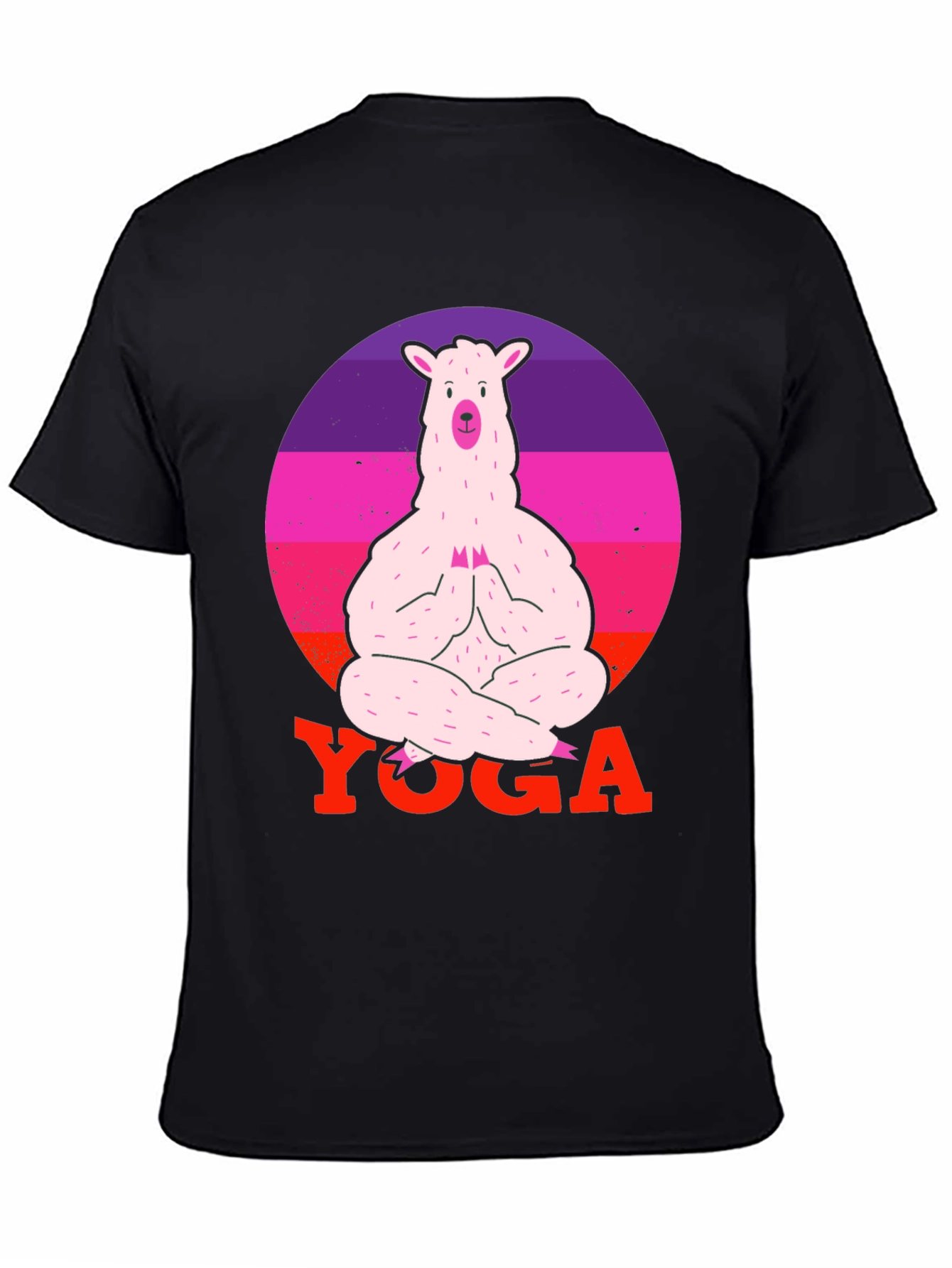 Llama Yoga T-Shirt - Meditating Alpaca Tee