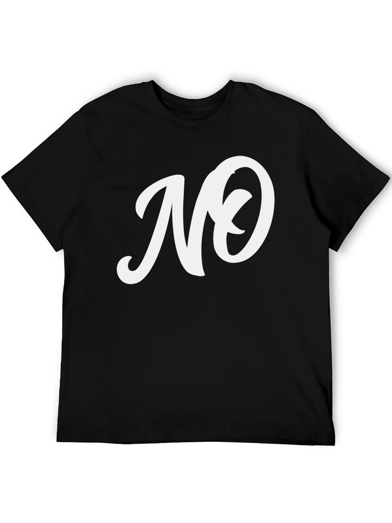 Statement Tee: Bold NO Graphic T-Shirt