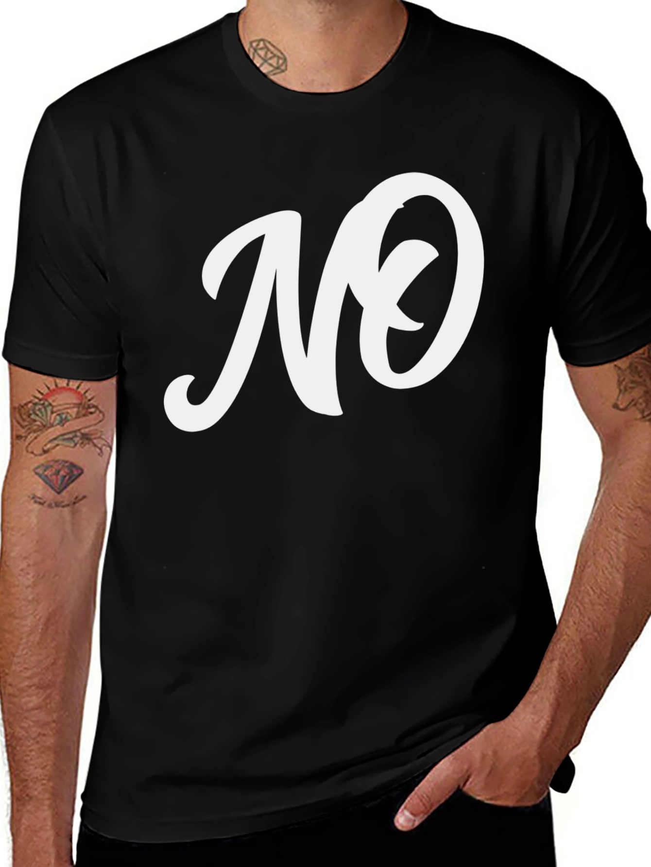 Statement Tee: Bold NO Graphic T-Shirt