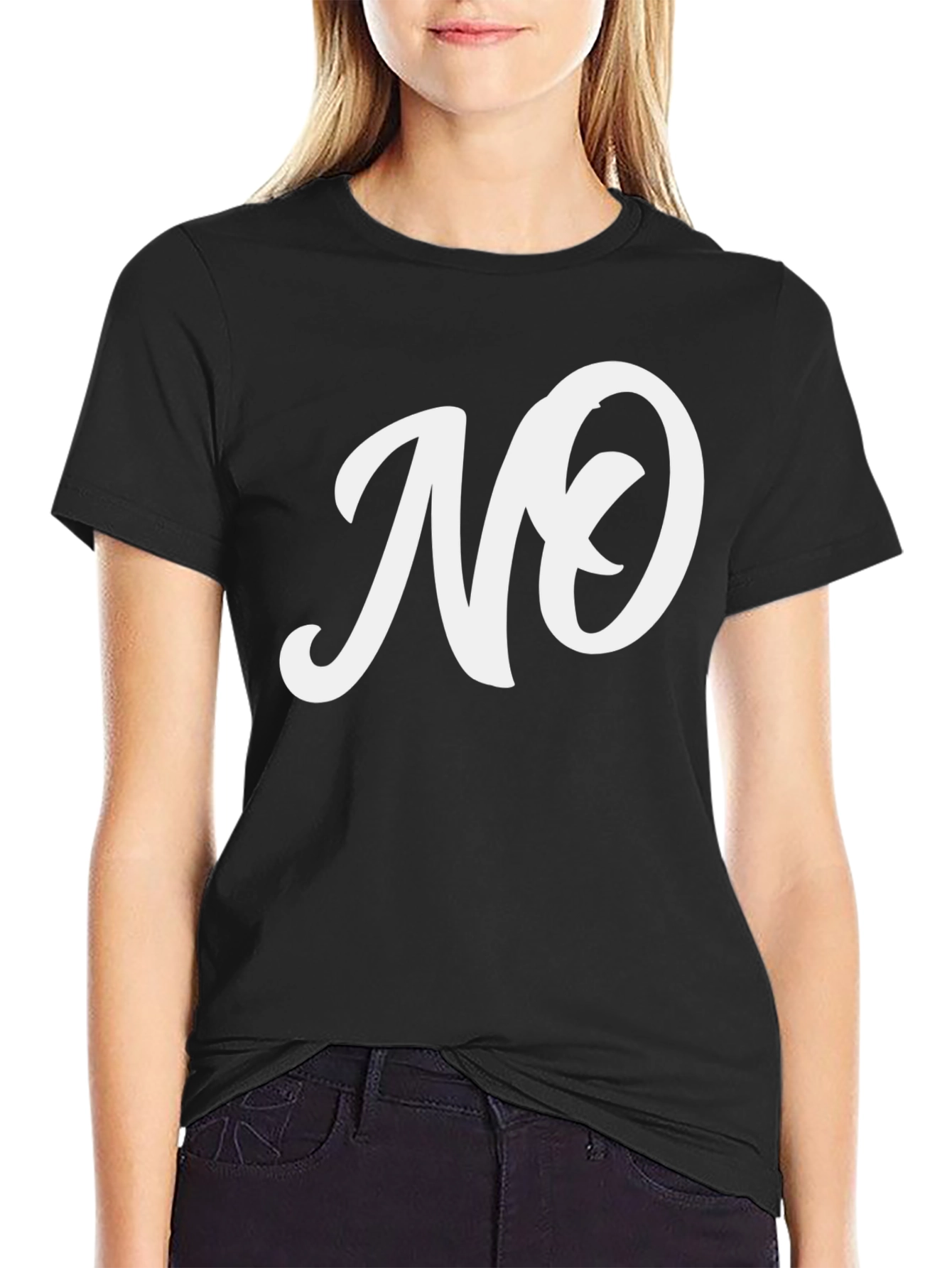 Statement Tee: Bold NO Graphic T-Shirt