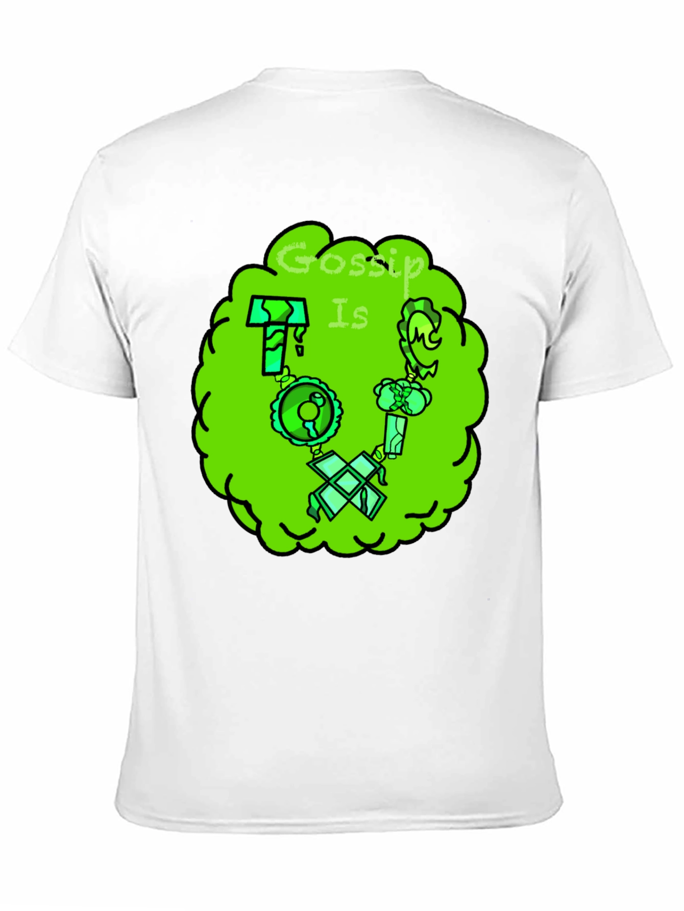 Gossip Is Toxic Graphic Tee - Unisex Black T-Shirt