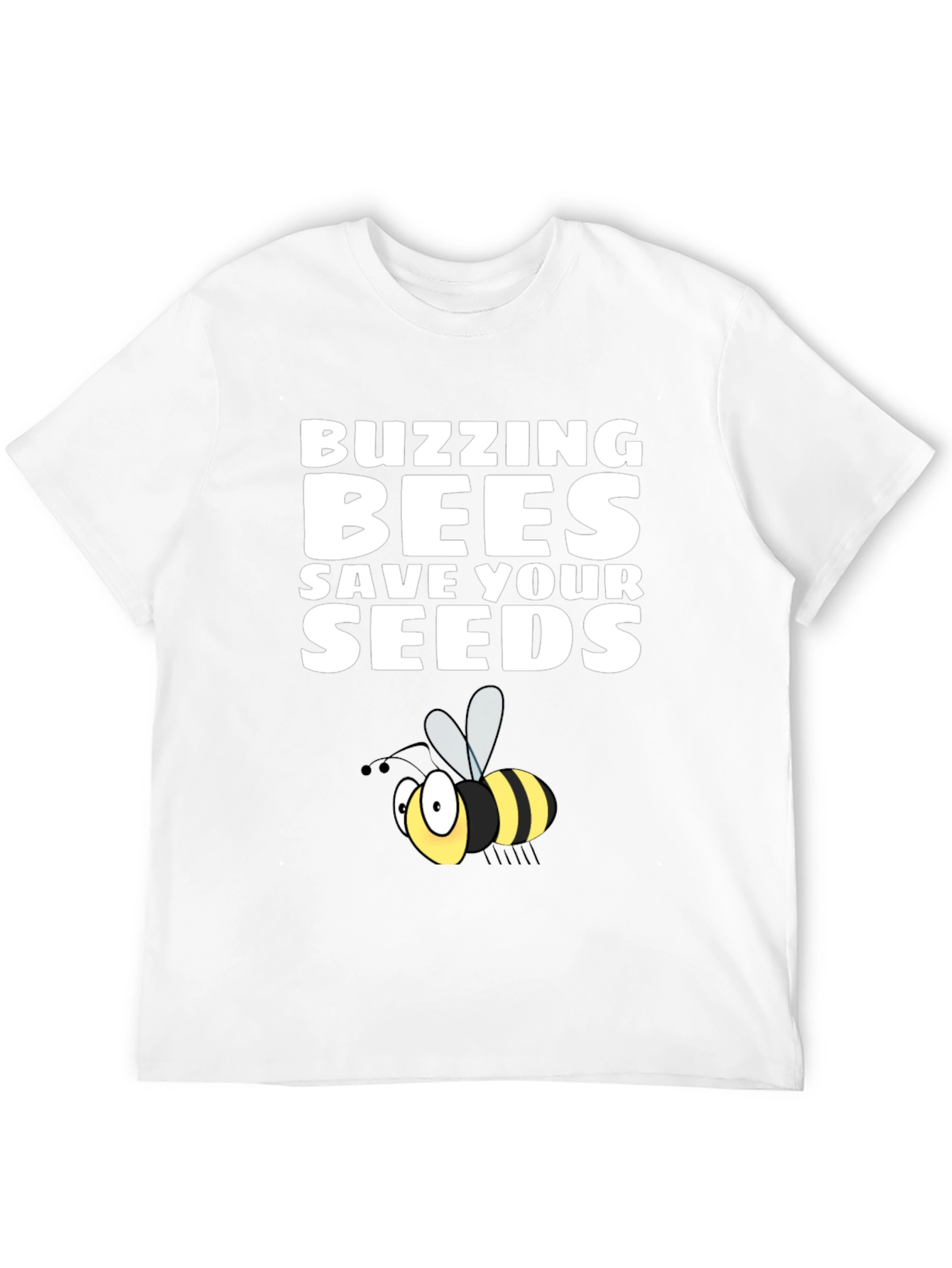 Buzzing Bees Save Your Seeds Graphic Tee