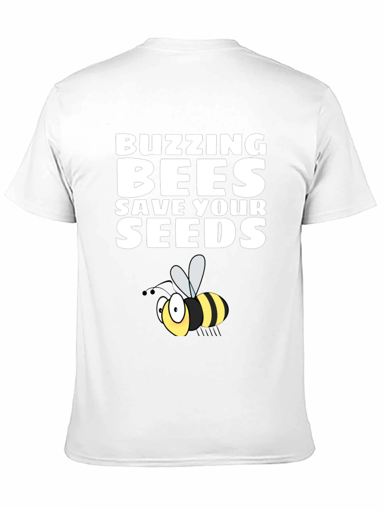 Buzzing Bees Save Your Seeds Graphic Tee