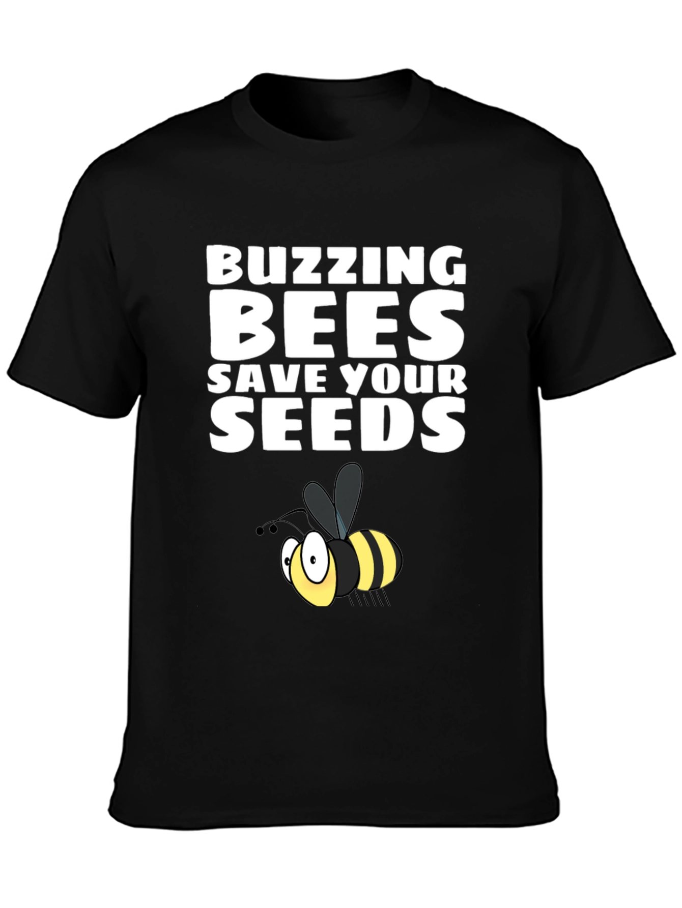 Buzzing Bees Save Your Seeds Graphic Tee