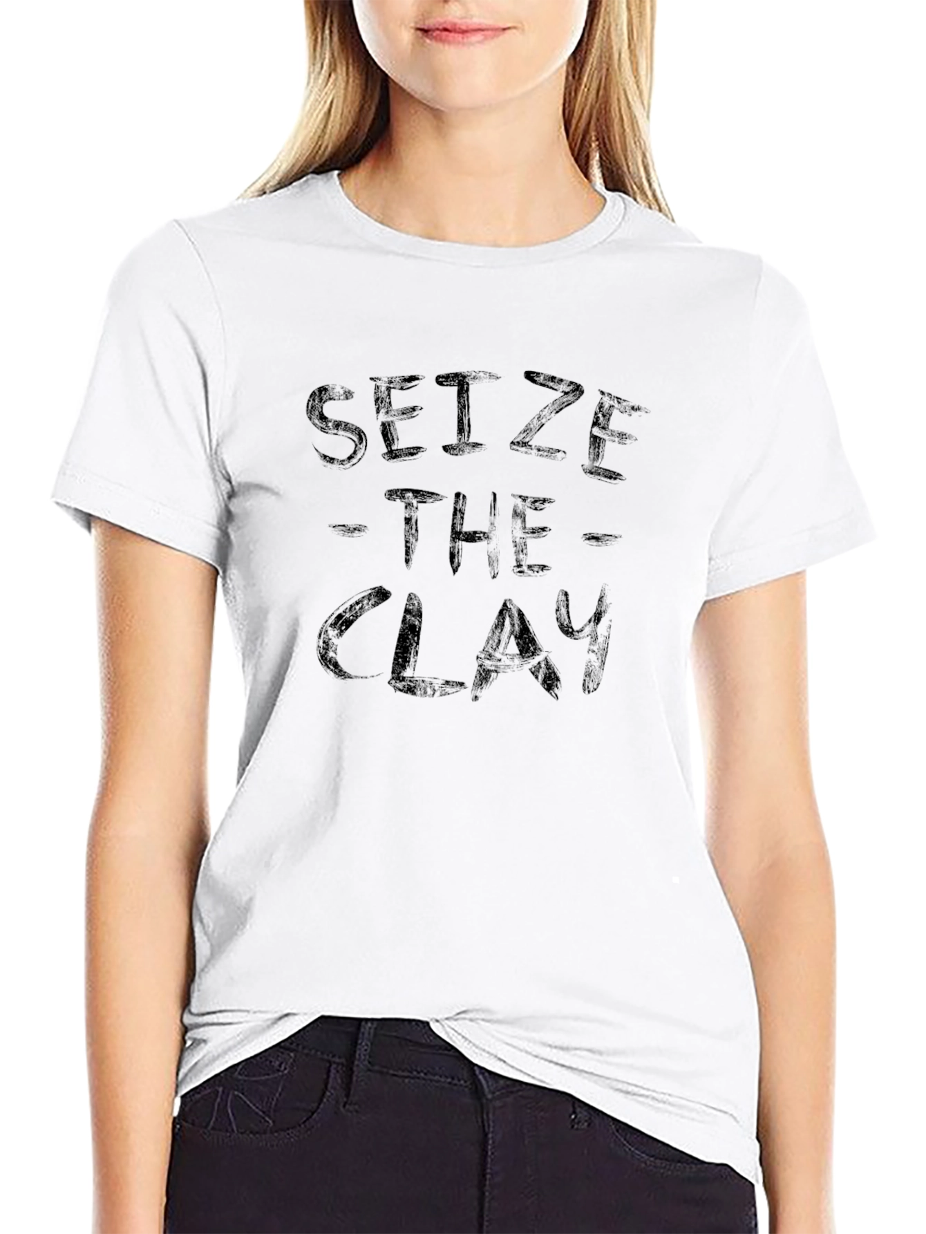 Seize The Clay Graphic T-Shirt - Black