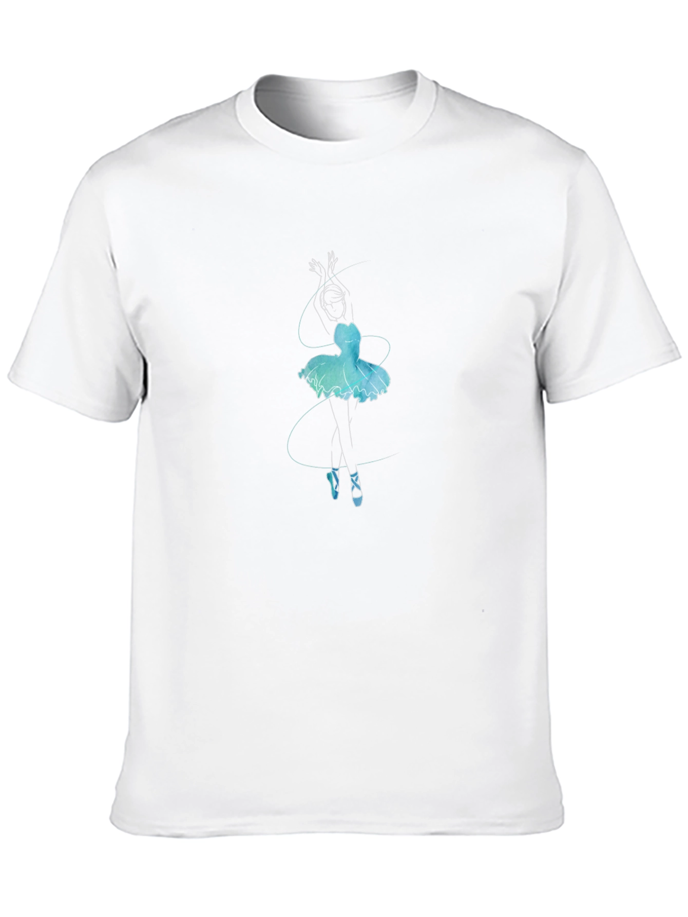 Ballerina Graphic T-Shirt - Stylish Dance Tee