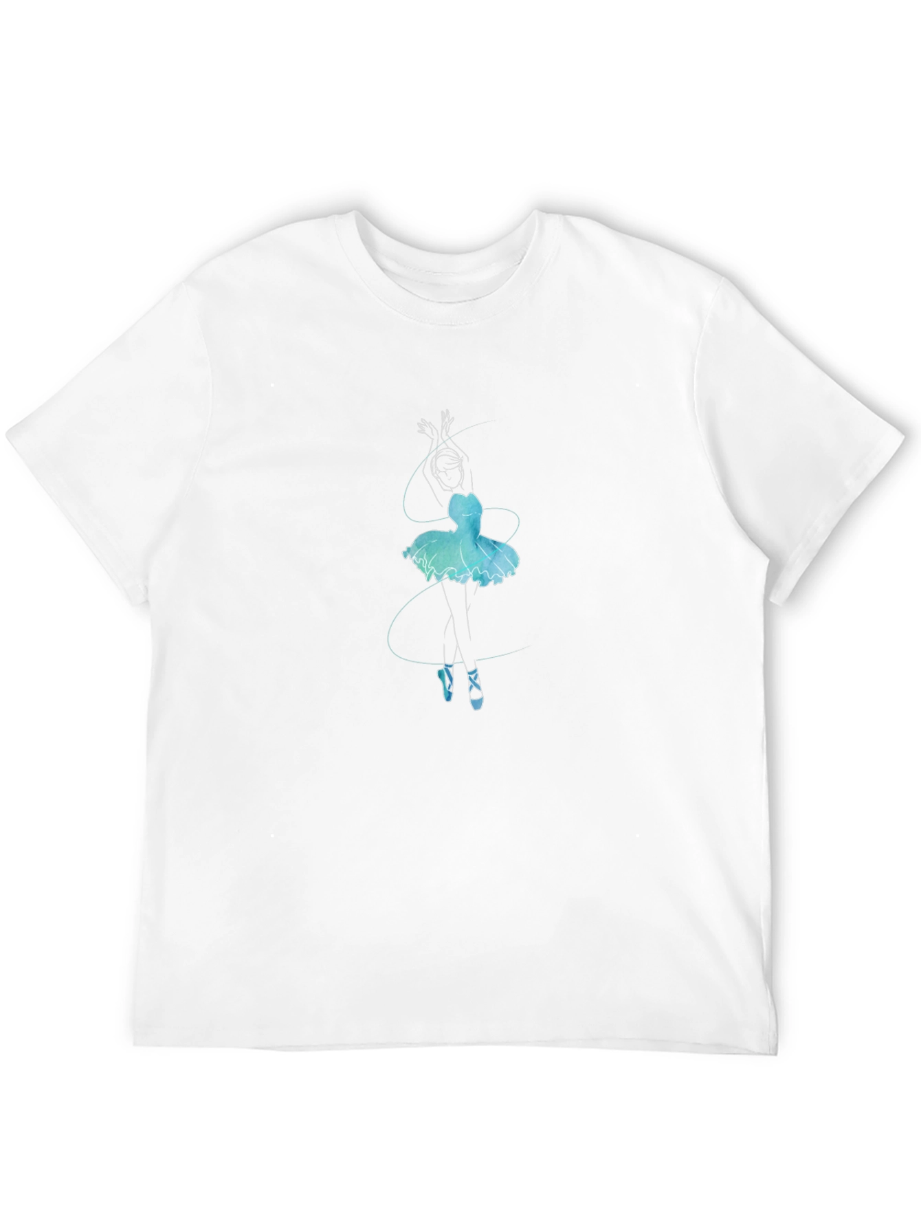 Ballerina Graphic T-Shirt - Stylish Dance Tee