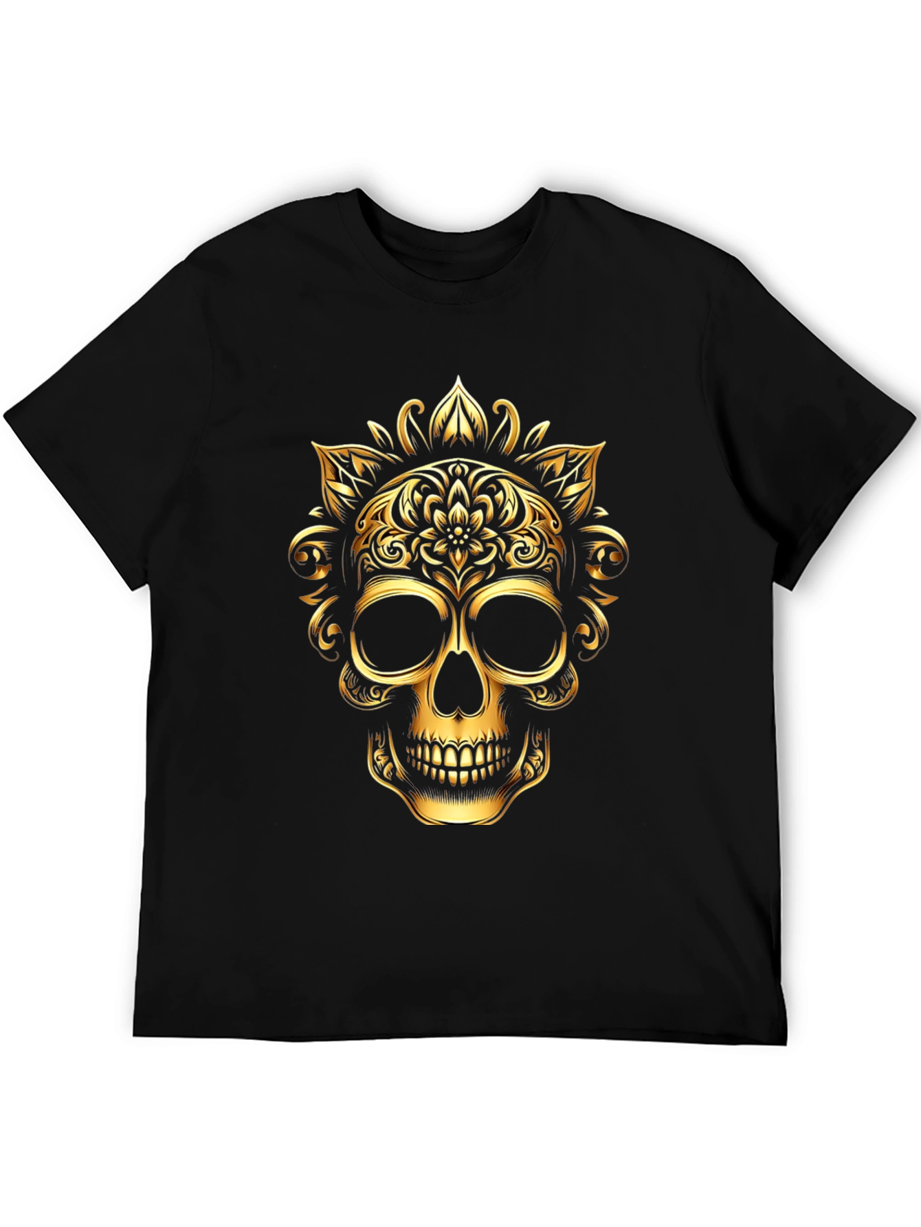 Golden Skull Graphic Tee