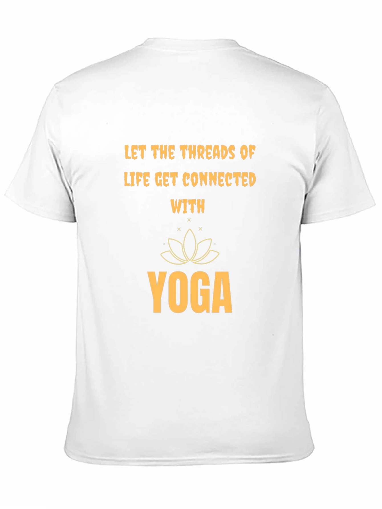 Yoga Threads T-Shirt - Meditative Design