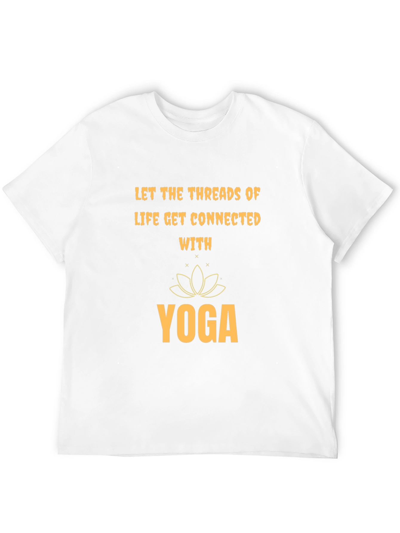 Yoga Threads T-Shirt - Meditative Design