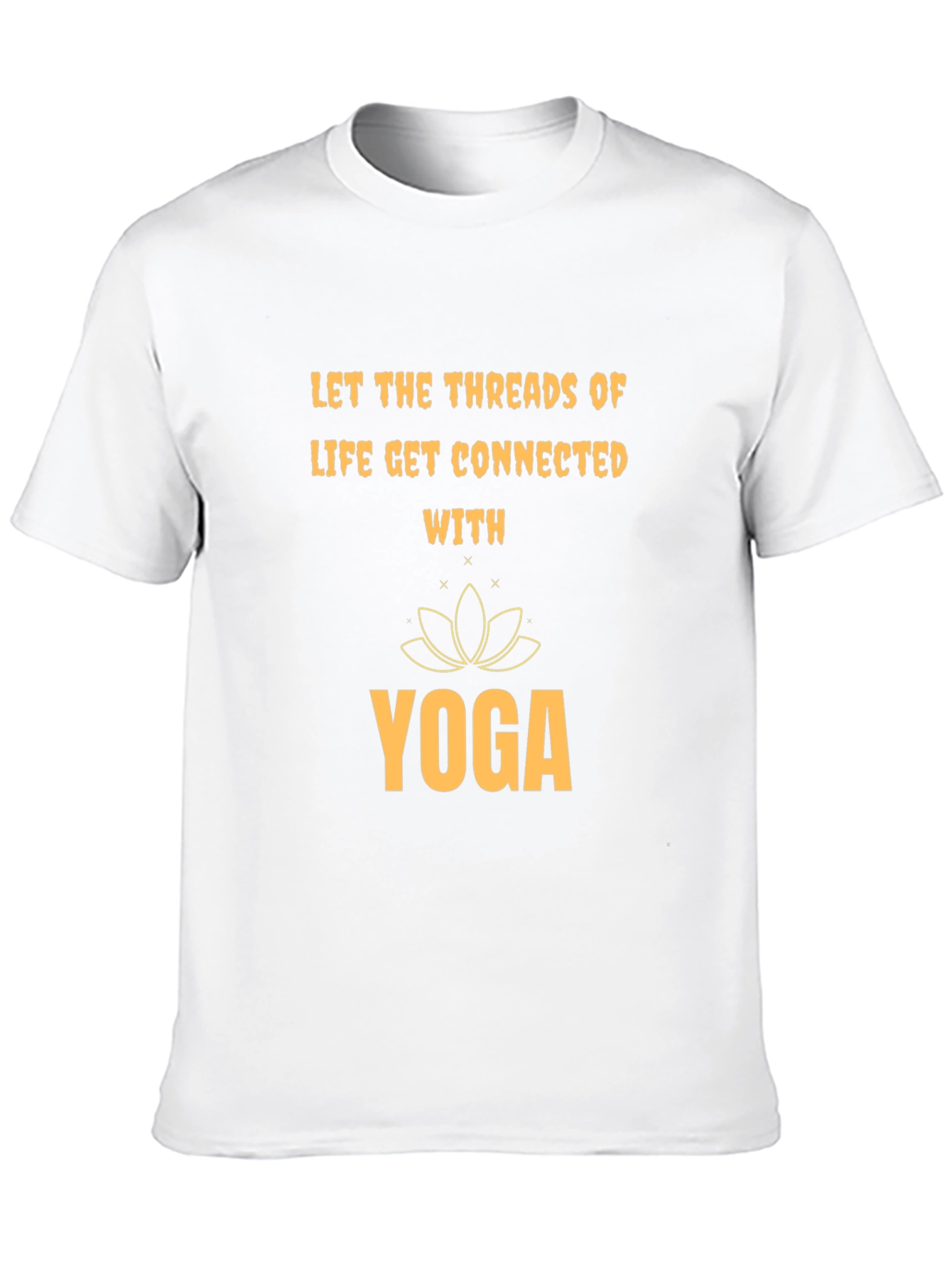 Yoga Threads T-Shirt - Meditative Design