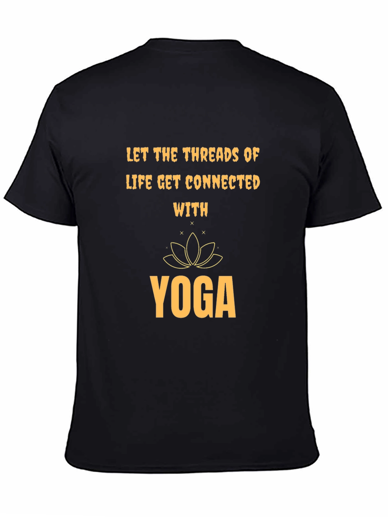 Yoga Threads T-Shirt - Meditative Design