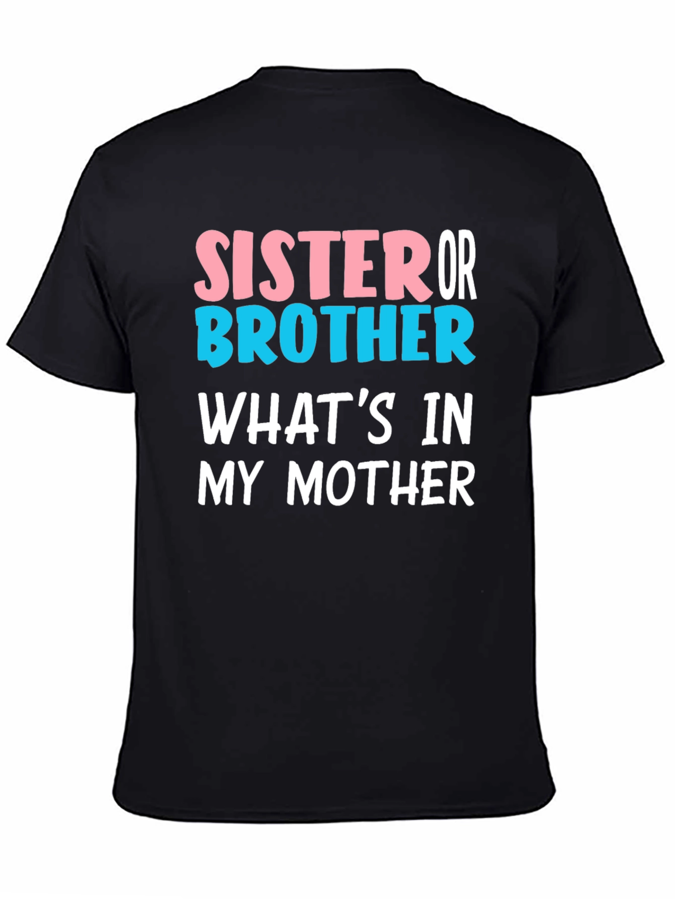 Sister or Brother Baby Reveal T-Shirt