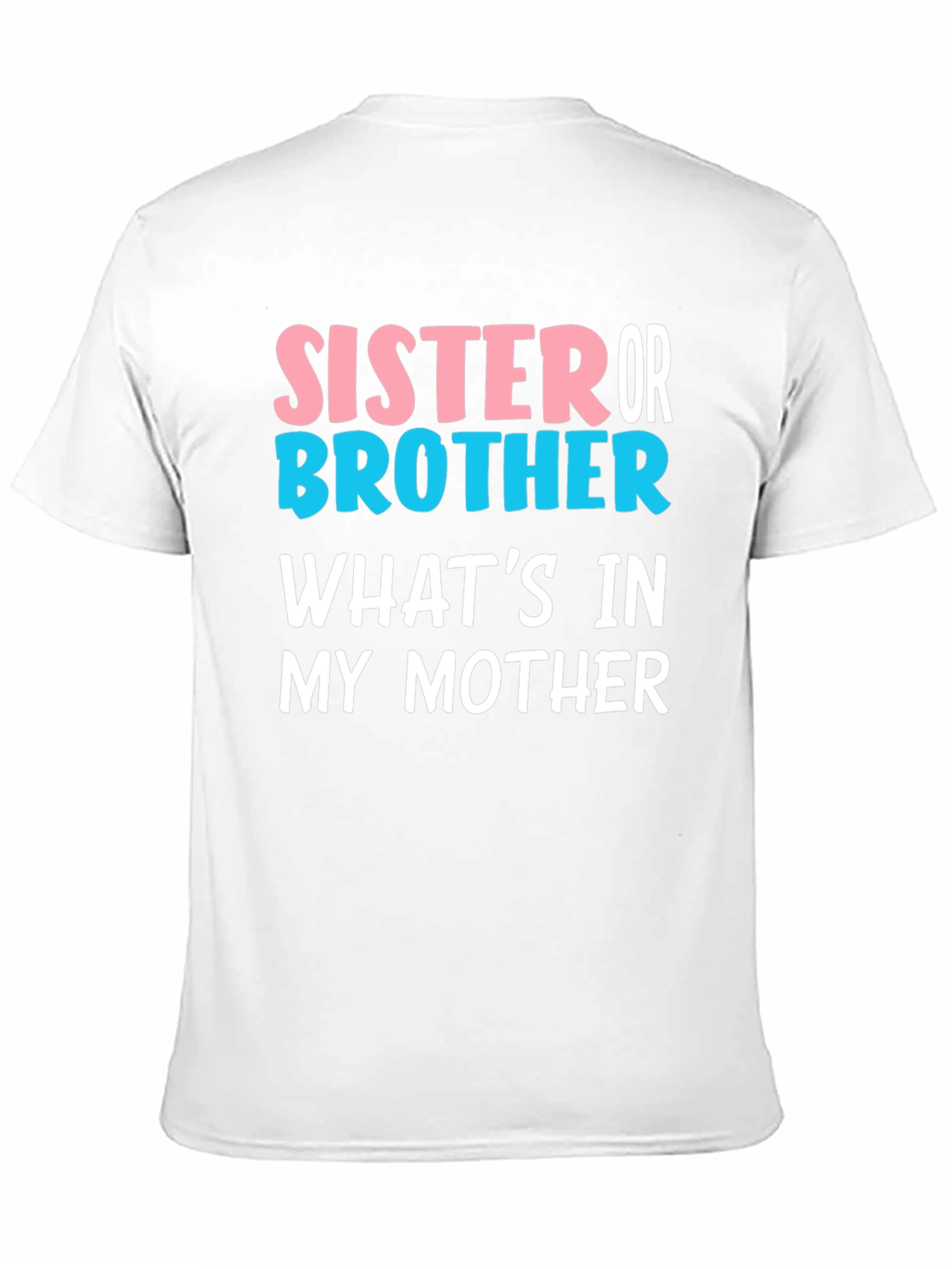 Sister or Brother Baby Reveal T-Shirt