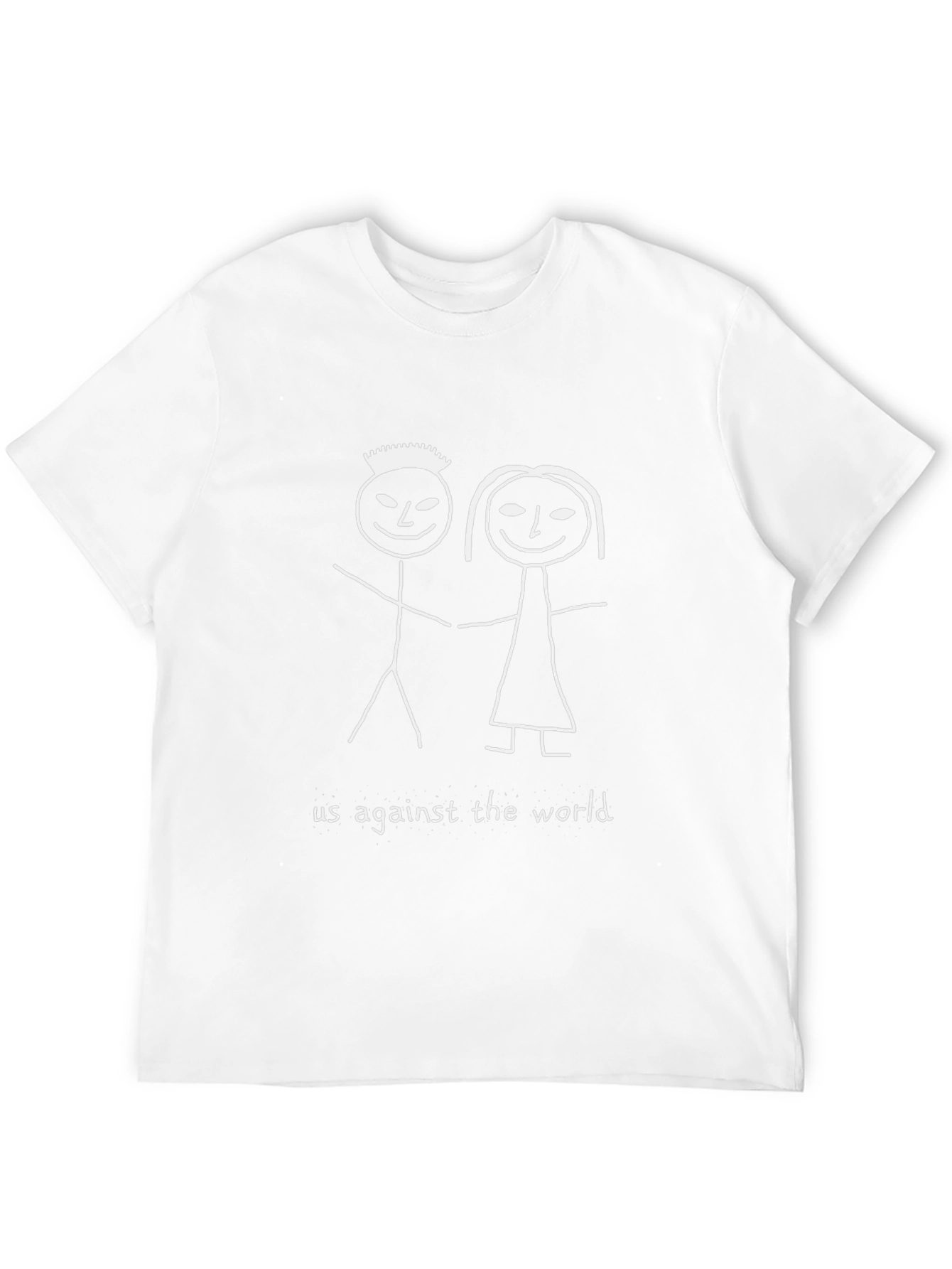 Us Against the World Graphic Tee - Black