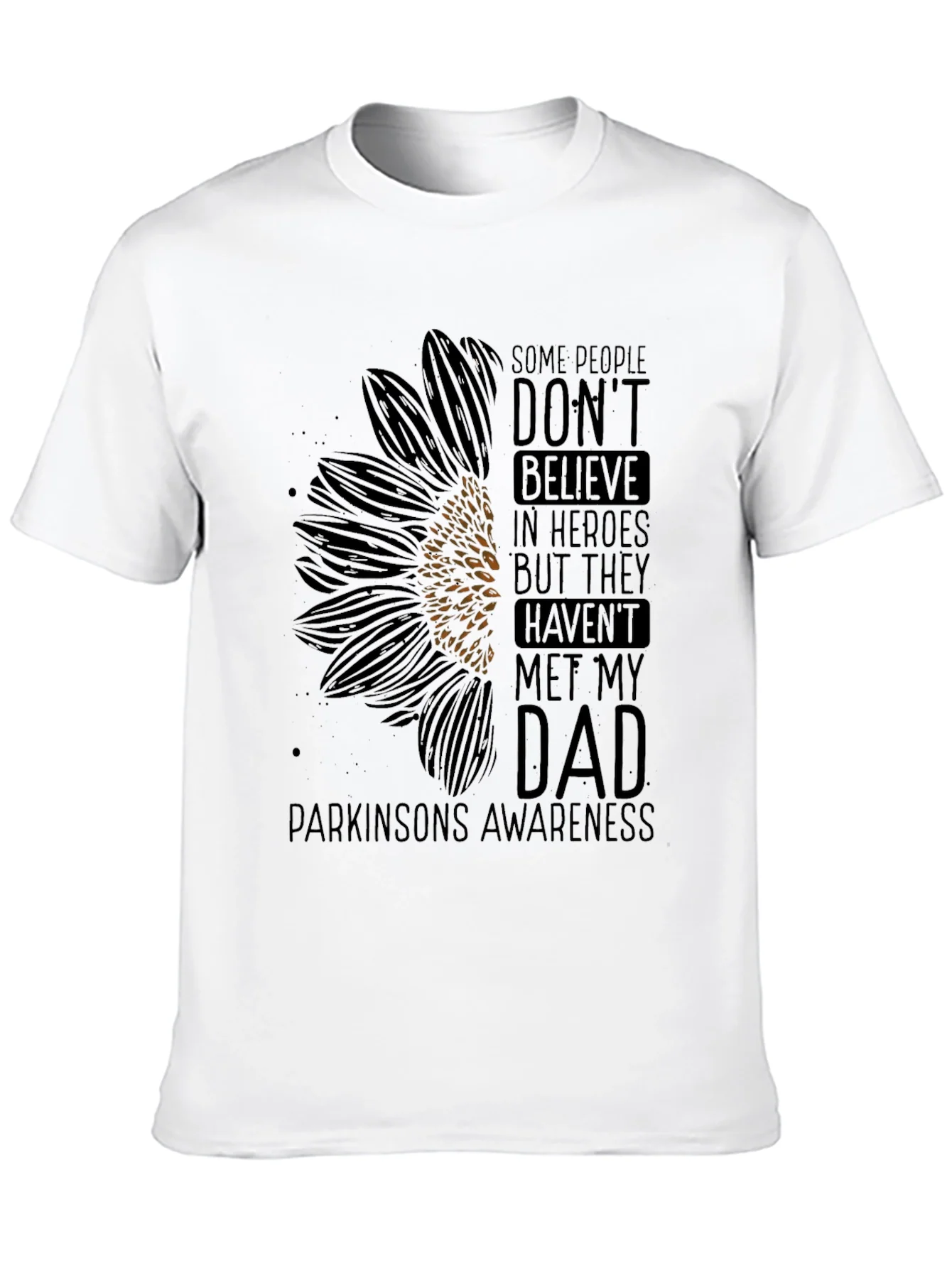 Parkinsons Awareness Sunflower Graphic Tee