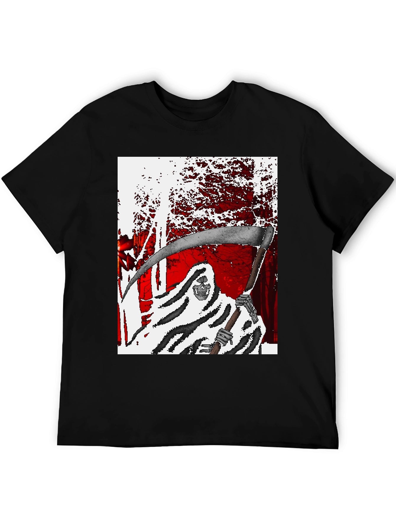 Grim Reaper Graphic Tee - Dark Humor T-Shirt