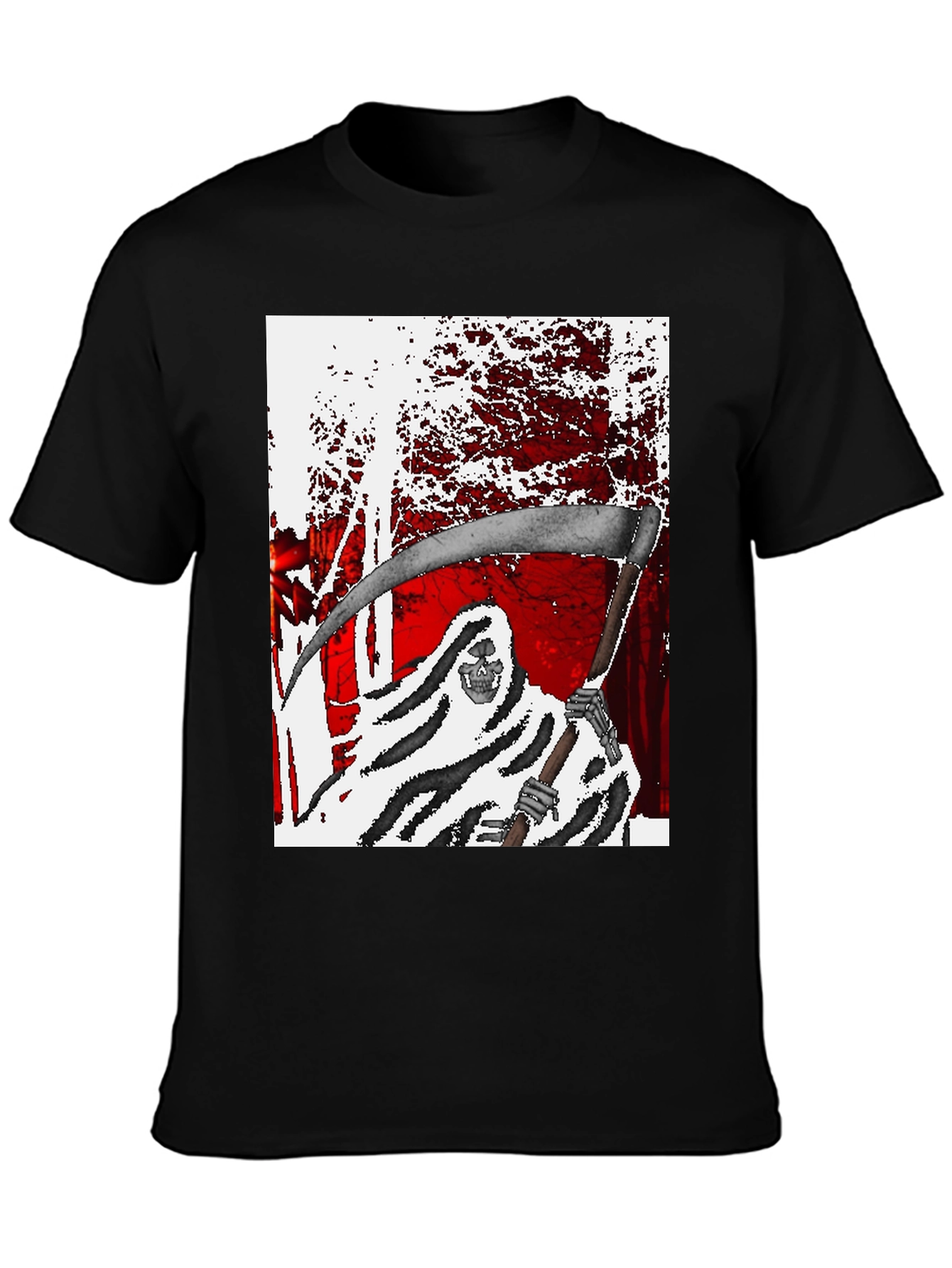 Grim Reaper Graphic Tee - Dark Humor T-Shirt