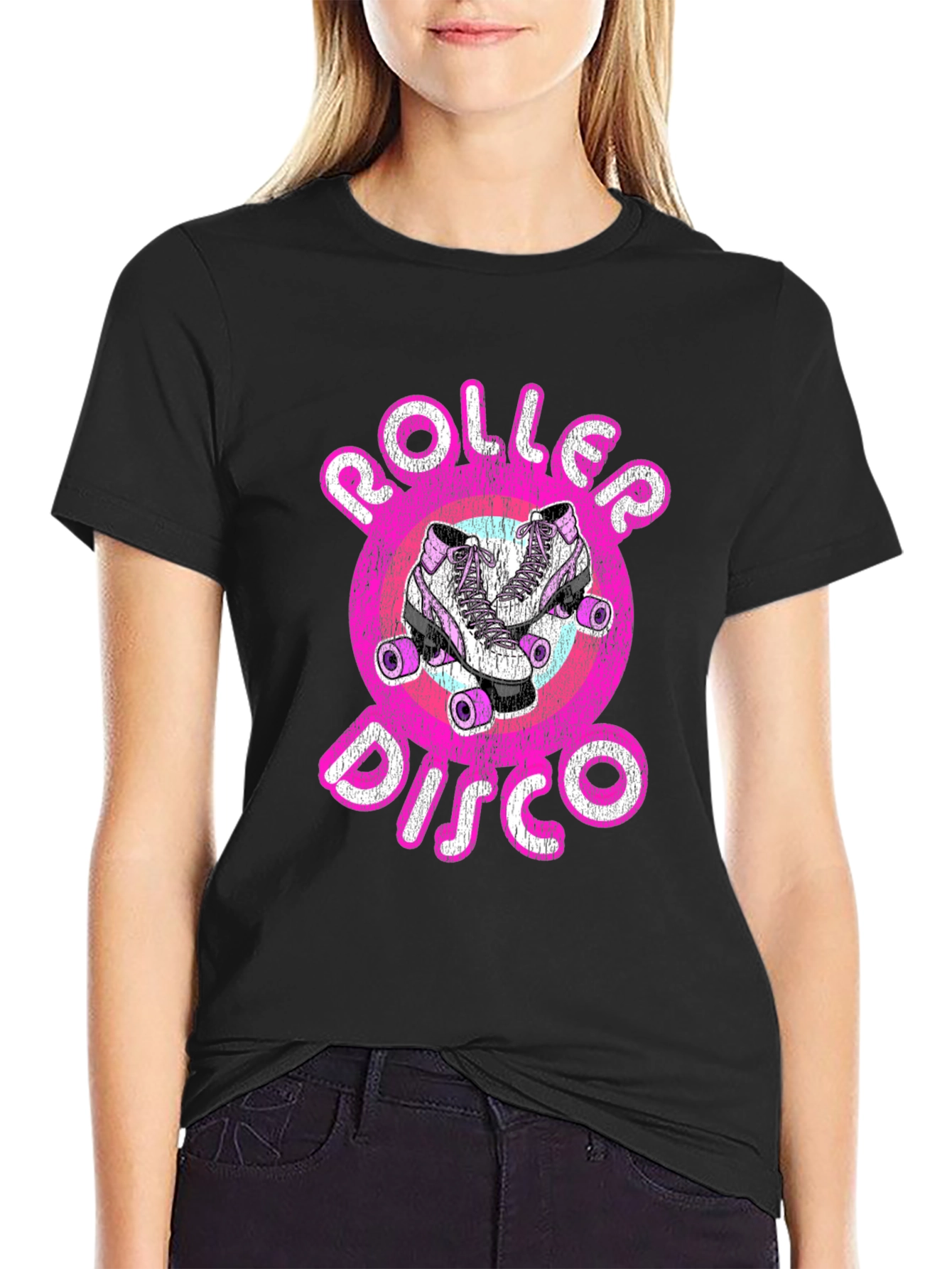 Roller Disco T-Shirt - Retro Skate Style