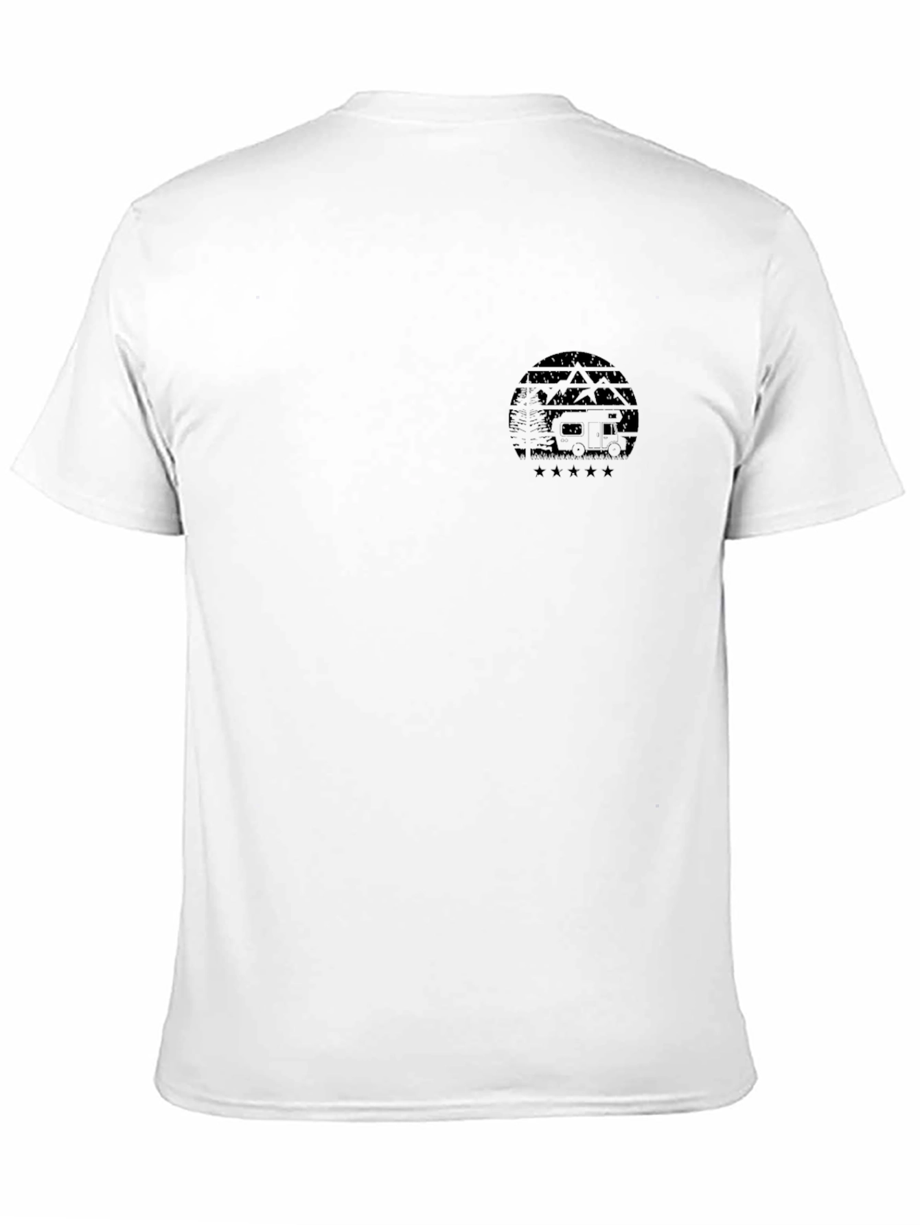 Camping Adventure Black T-Shirt