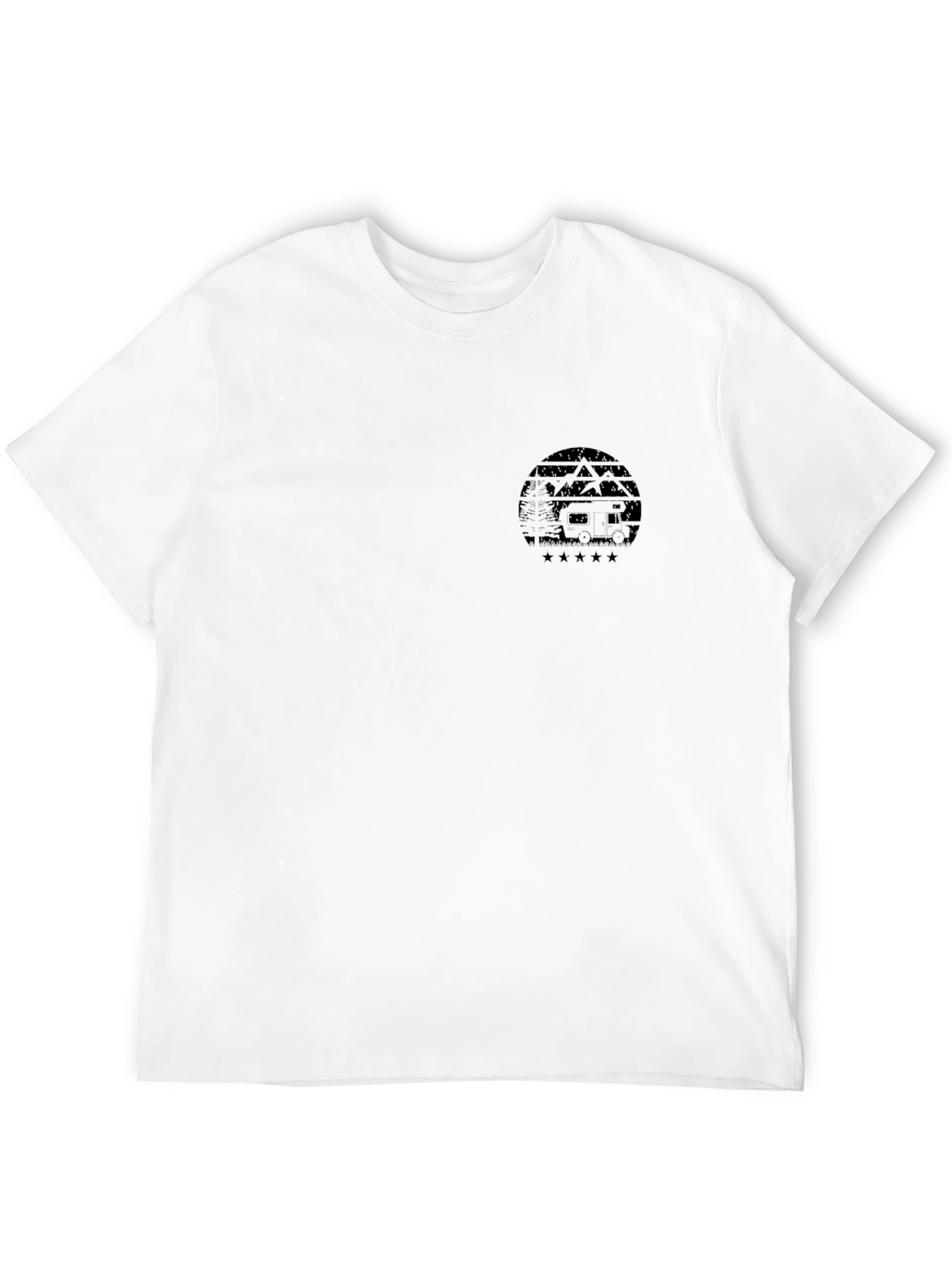 Camping Adventure Black T-Shirt