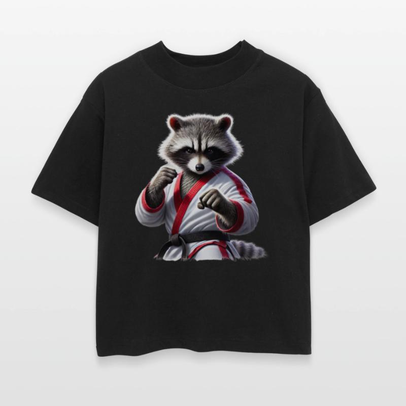 Karate Raccoon: Fierce Black Belt Fighter