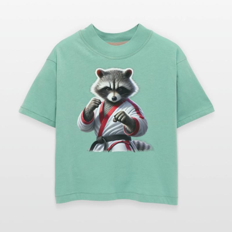 Karate Raccoon: Fierce Black Belt Fighter