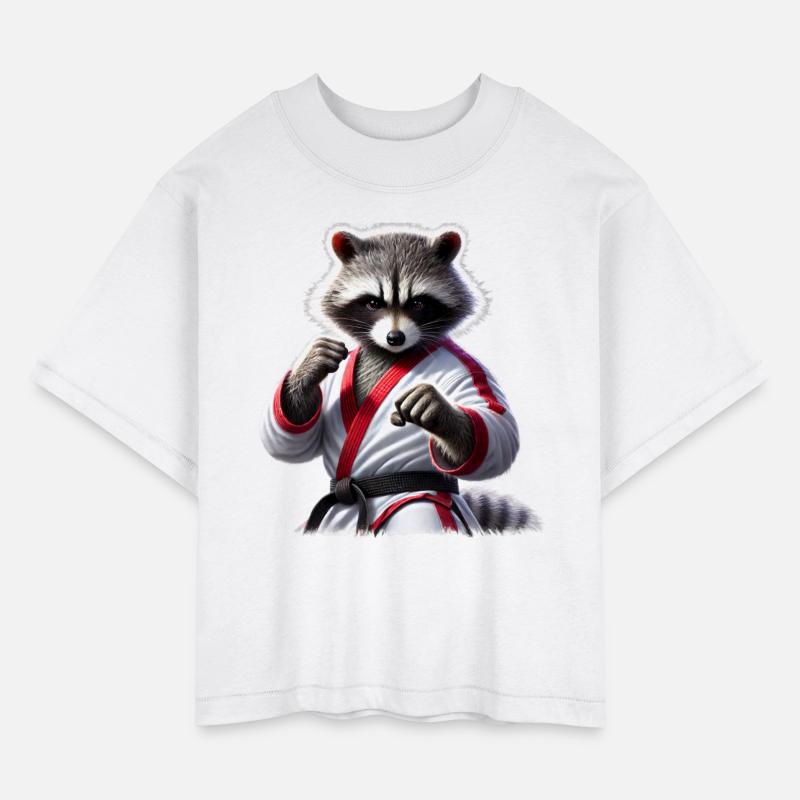 Karate Raccoon: Fierce Black Belt Fighter