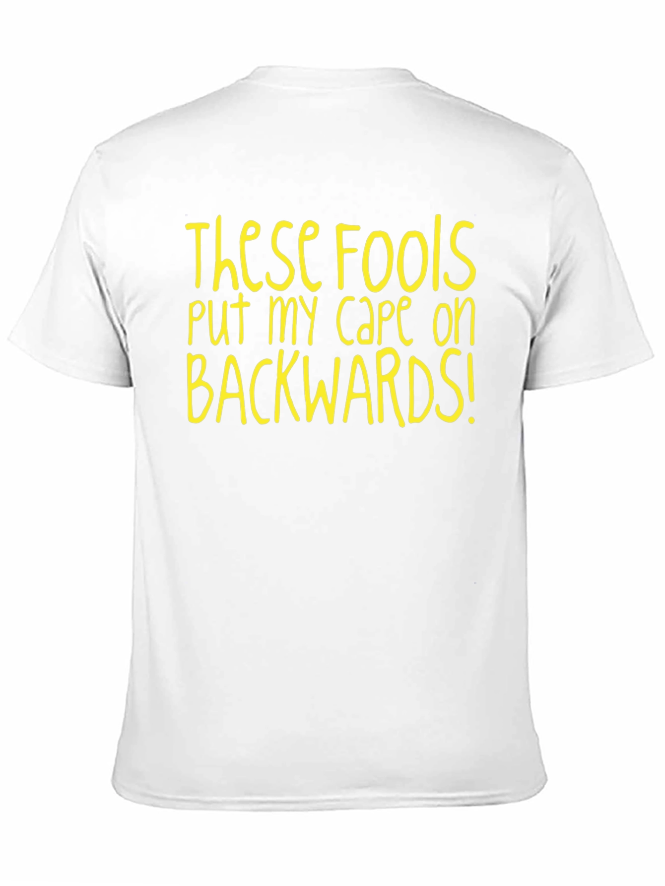 Funny Backwards Cape T-Shirt