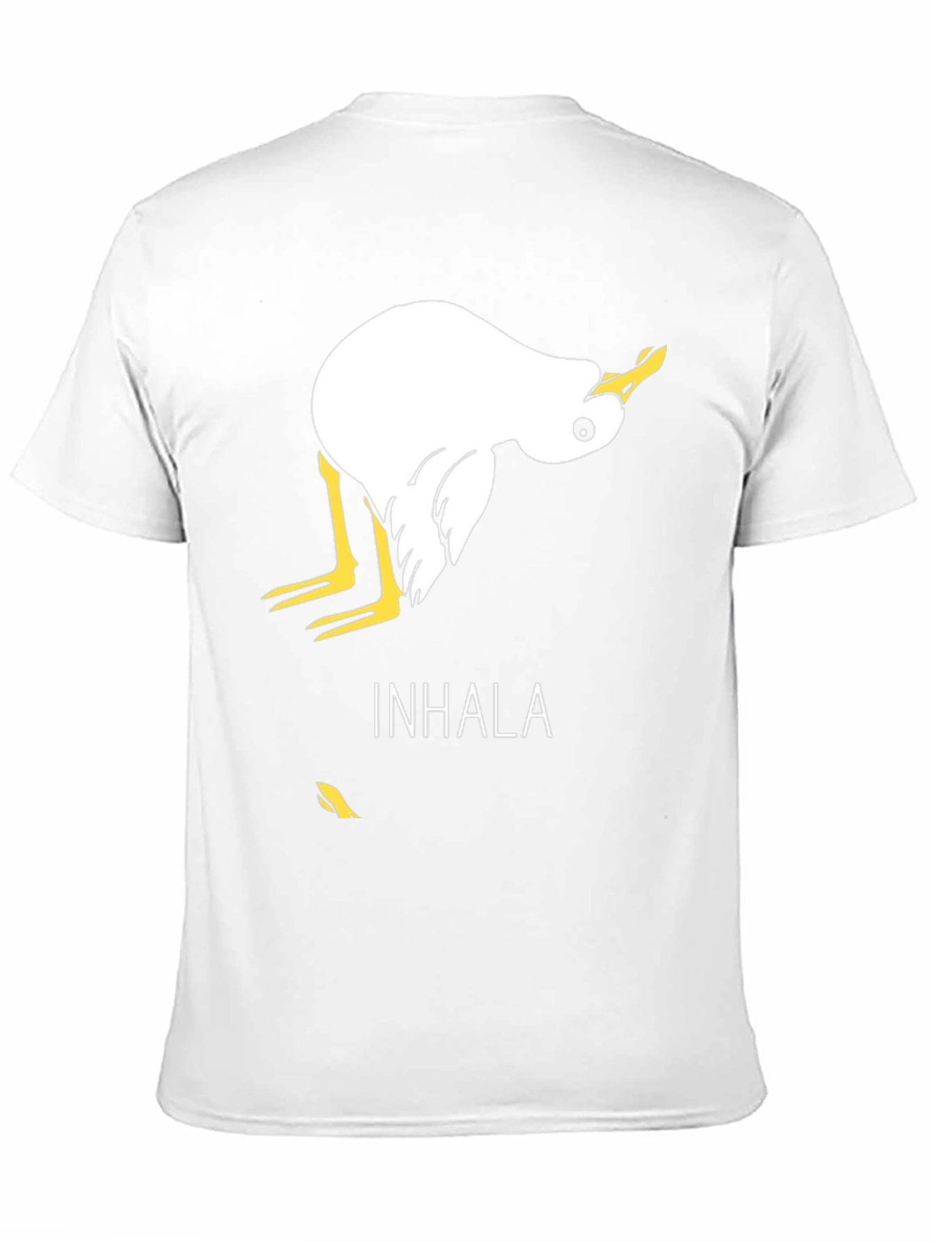 Inhala Duck Graphic Tee - Funny Yoga T-Shirt