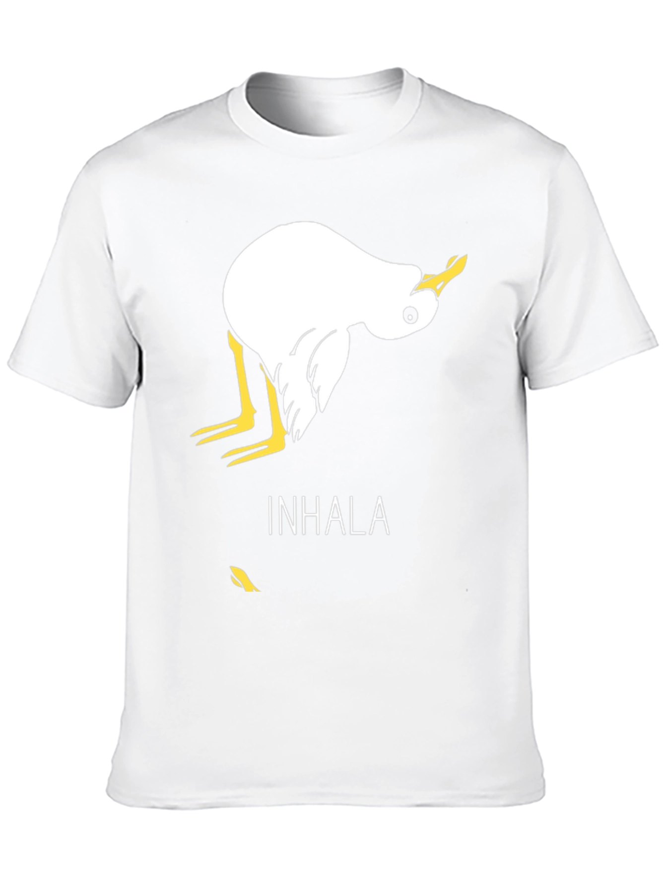Inhala Duck Graphic Tee - Funny Yoga T-Shirt