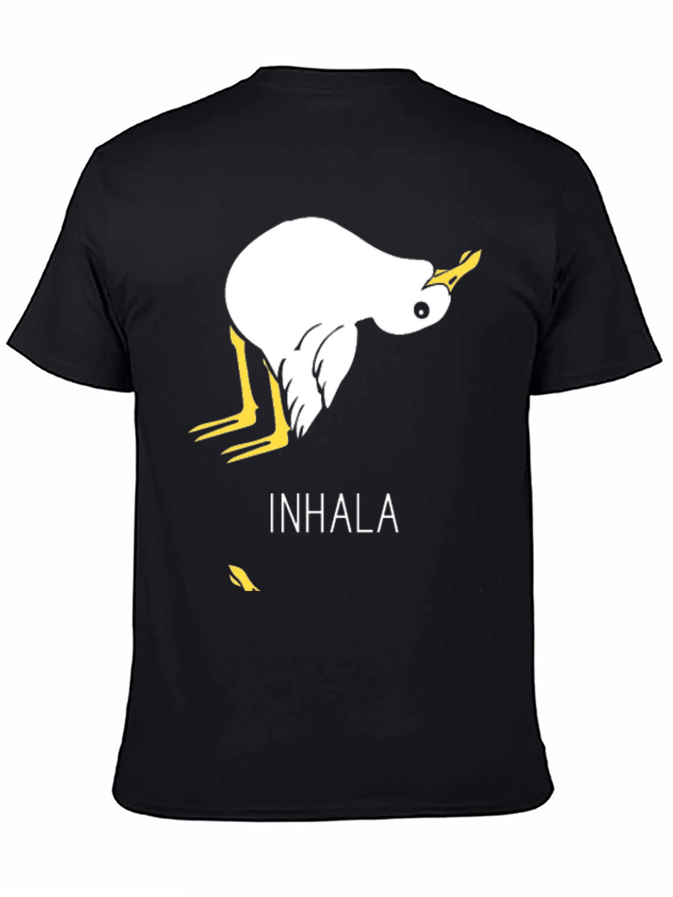 Inhala Duck Graphic Tee - Funny Yoga T-Shirt
