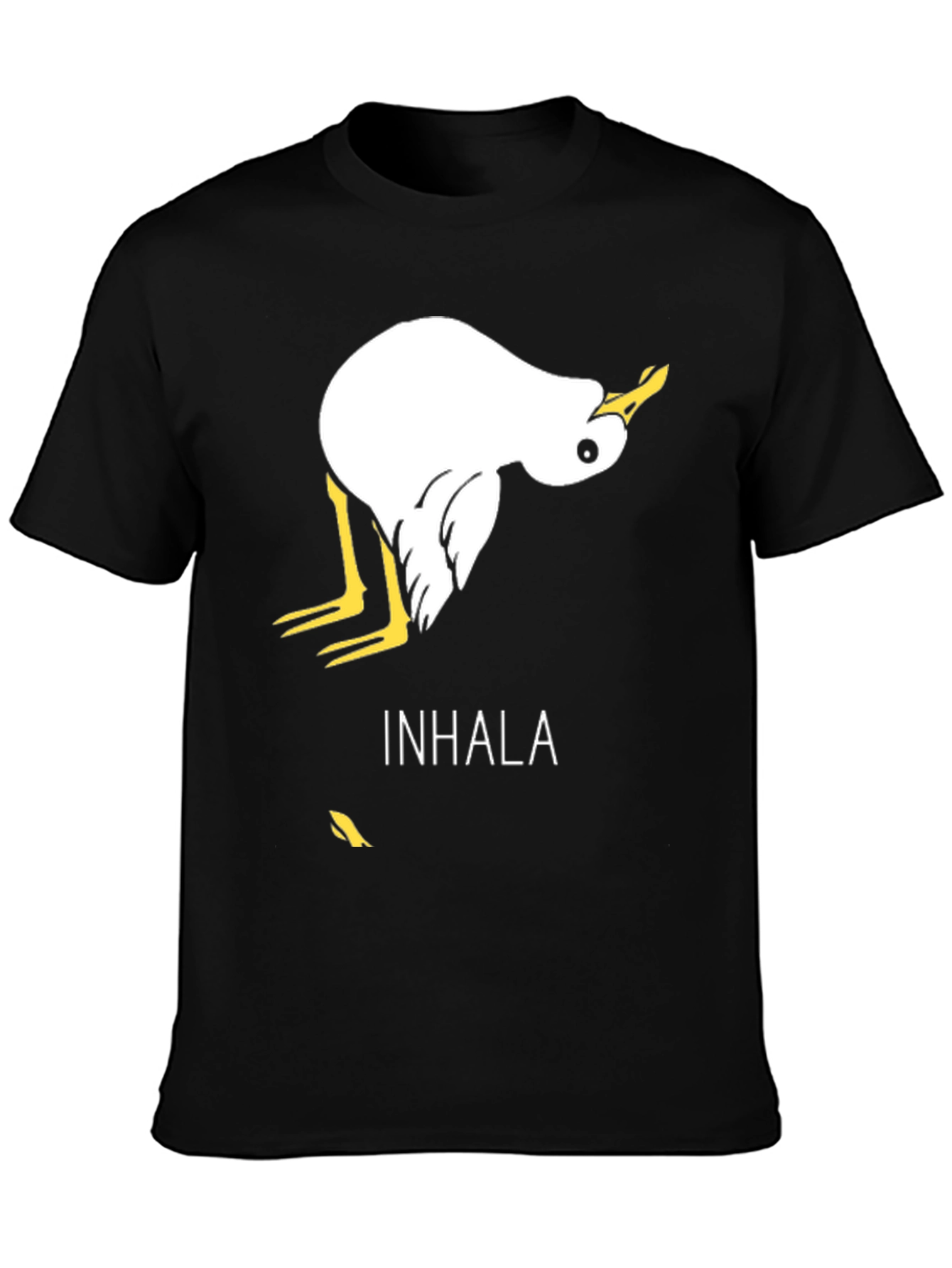 Inhala Duck Graphic Tee - Funny Yoga T-Shirt